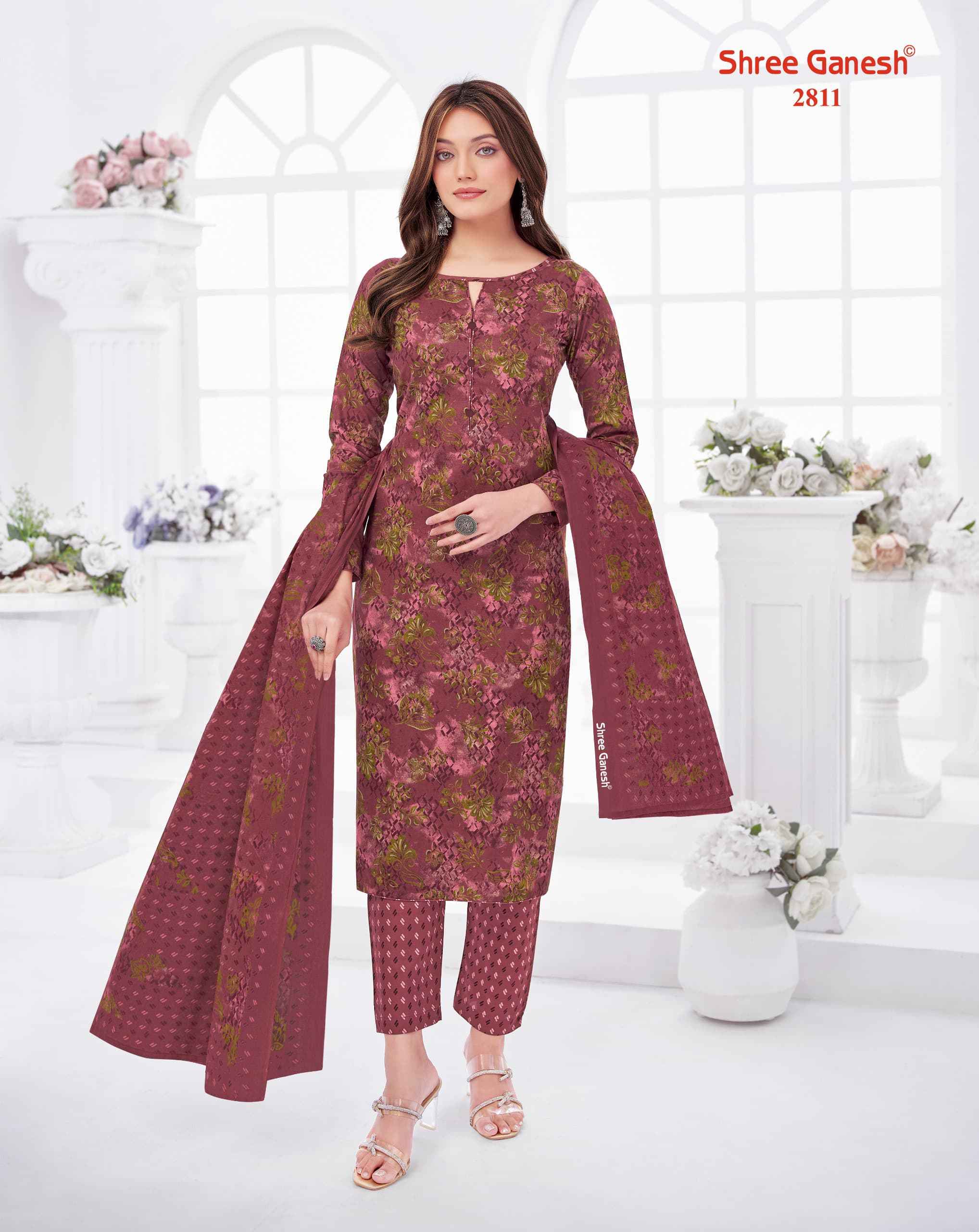 SHREE GANESH SAMAIYRA VOL-18 PURE COTTON DRESS MATERIAL AT WHOLESALE PRICE
