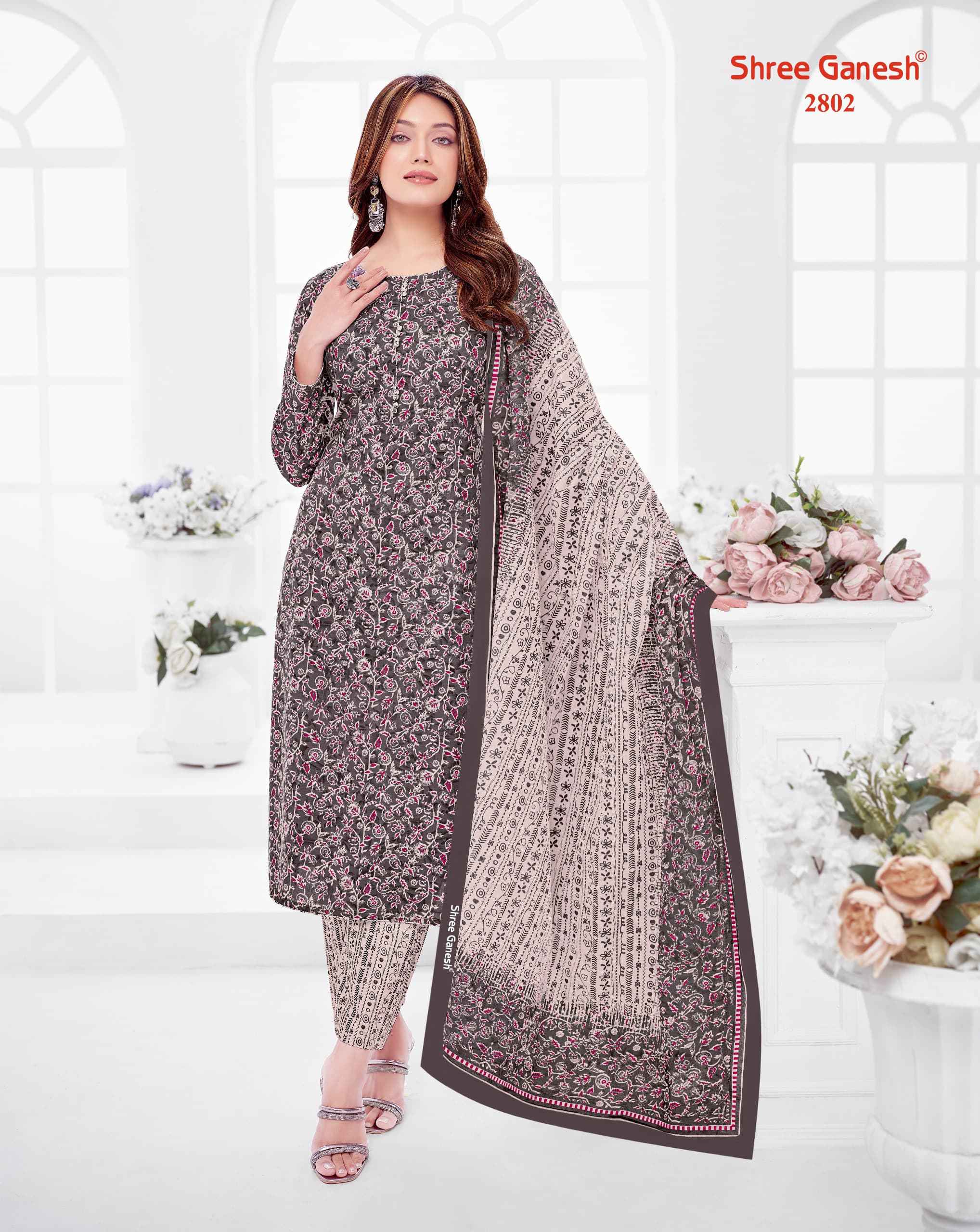 SHREE GANESH SAMAIYRA VOL-18 PURE COTTON DRESS MATERIAL AT WHOLESALE PRICE