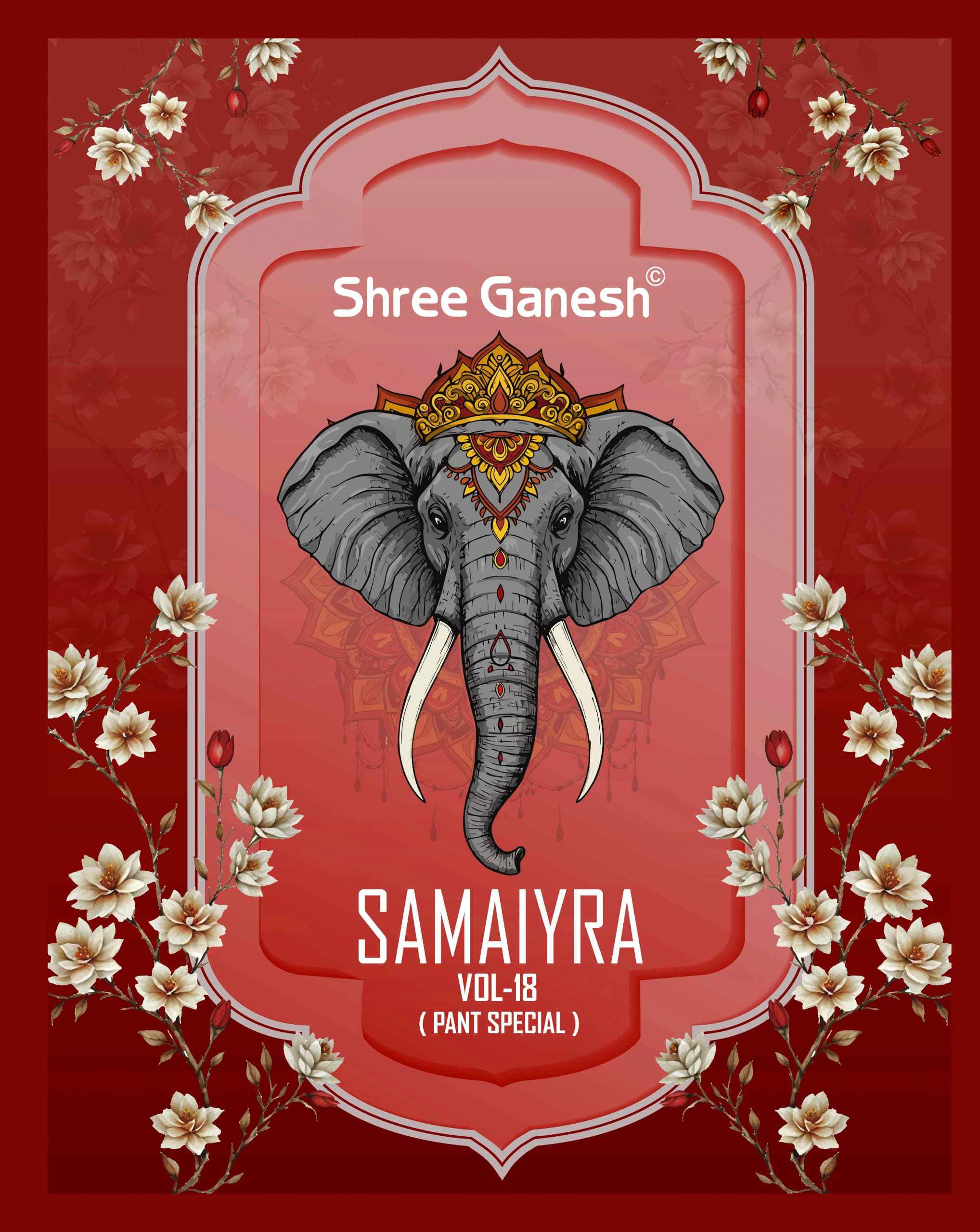 SHREE GANESH SAMAIYRA VOL-18 PURE COTTON DRESS MATERIAL AT WHOLESALE PRICE