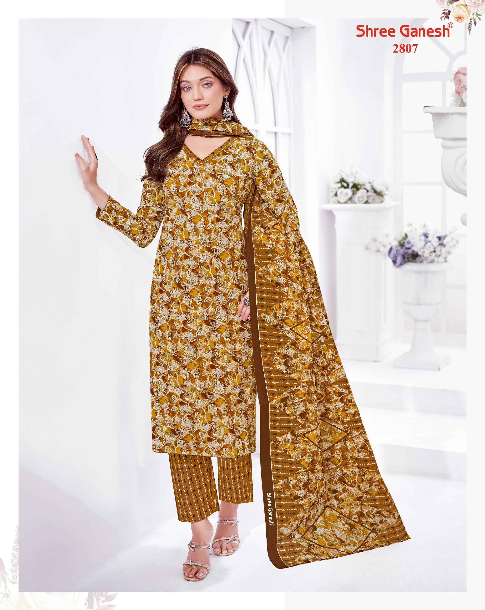 SHREE GANESH SAMAIYRA VOL-18 PURE COTTON DRESS MATERIAL AT WHOLESALE PRICE