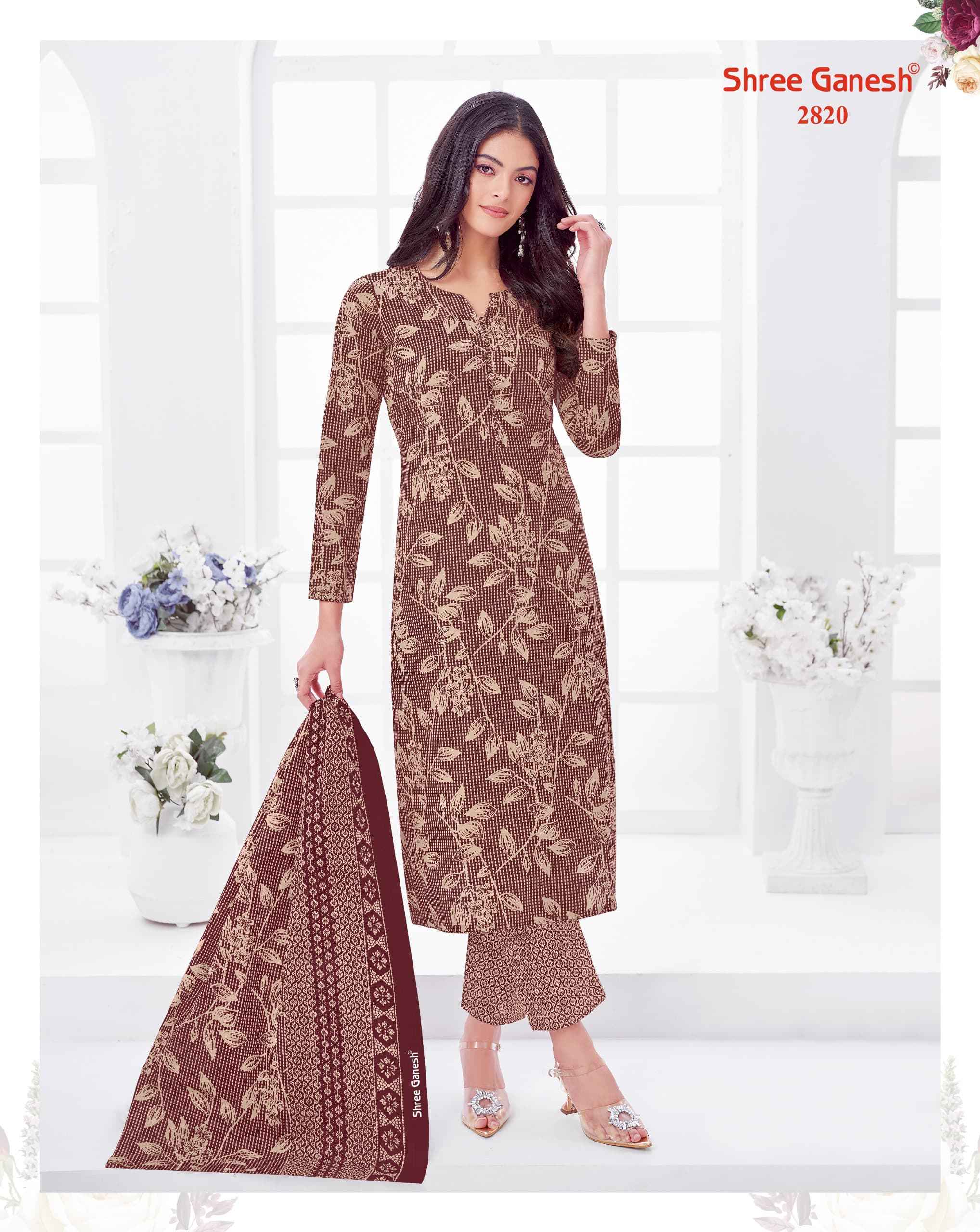 SHREE GANESH SAMAIYRA VOL-18 PURE COTTON DRESS MATERIAL AT WHOLESALE PRICE