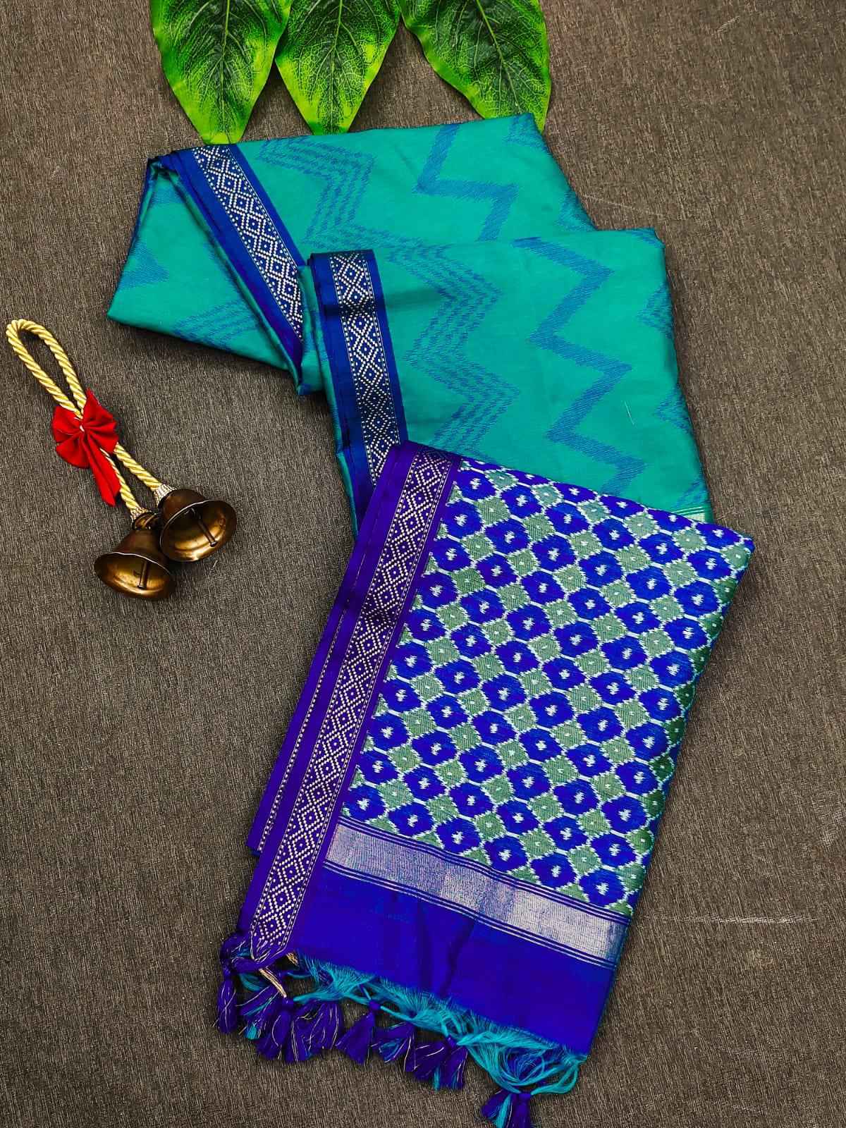 SOFT DESI TUSSAR SILK LAHERIYA ZARI WOVEN SAREE AT WHOLESALE PRICE