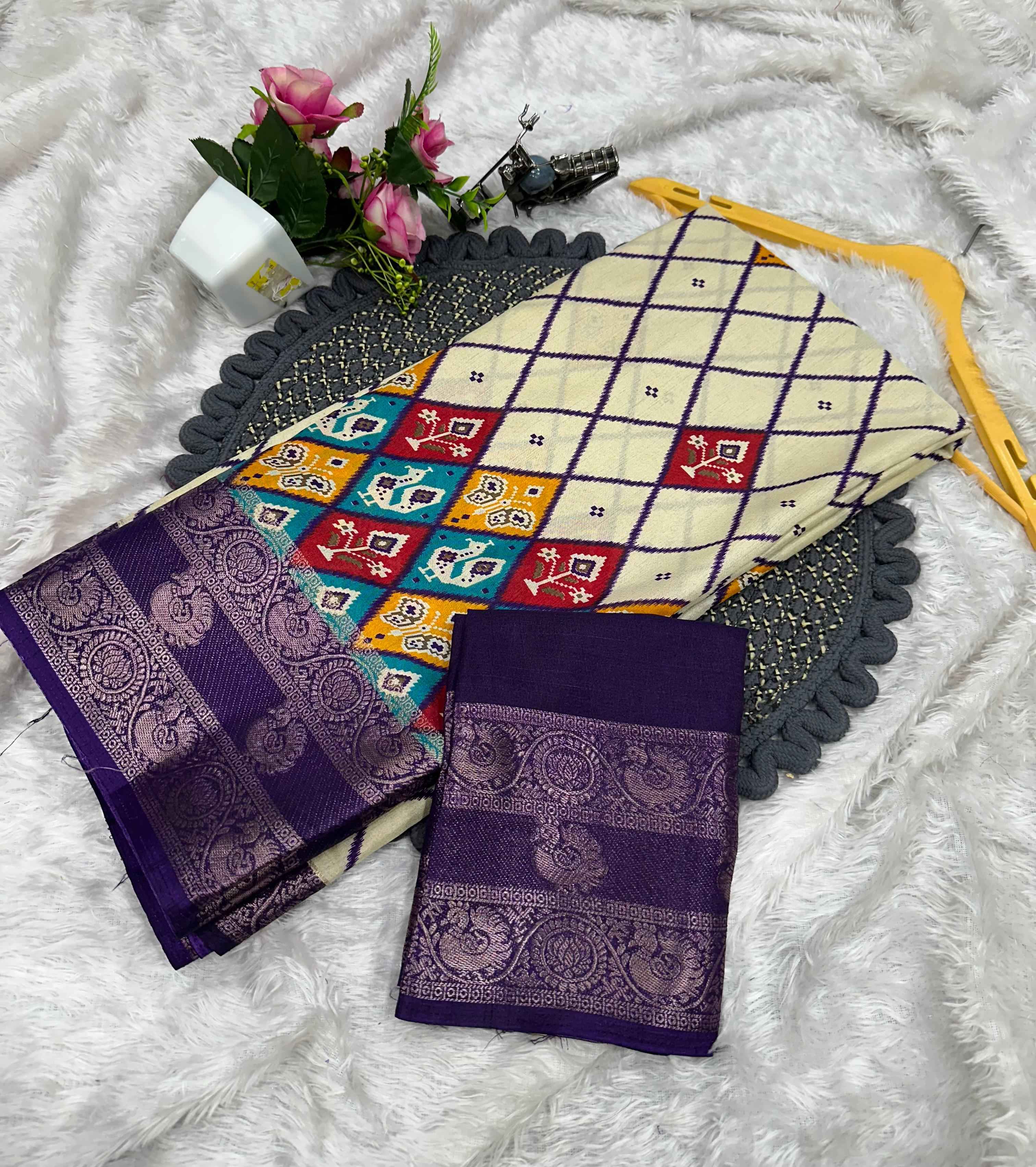 SOFT DOLA SILK WITH RICH PALLU SAREE AT WHOLESALE PRICE