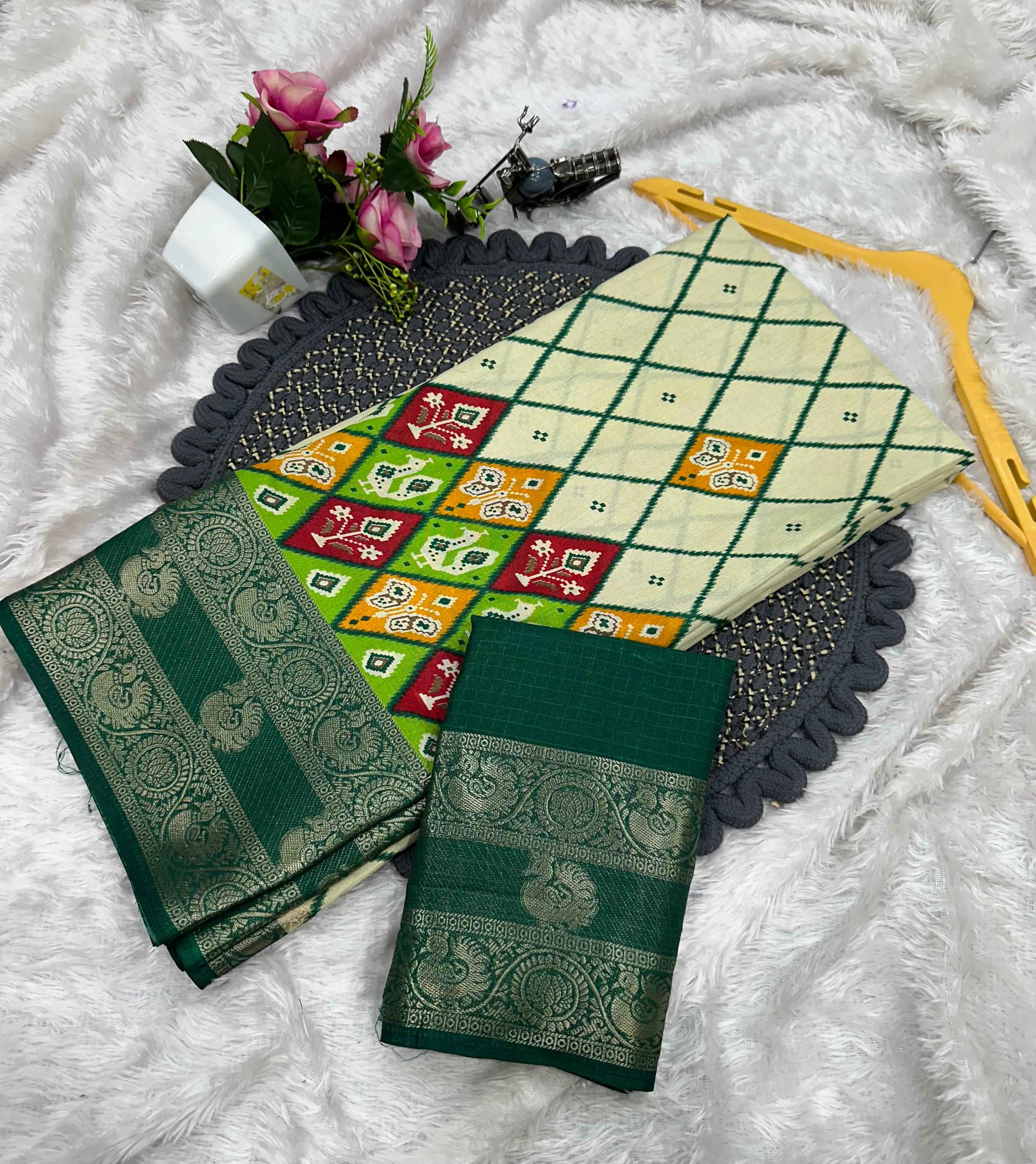 SOFT DOLA SILK WITH RICH PALLU SAREE AT WHOLESALE PRICE