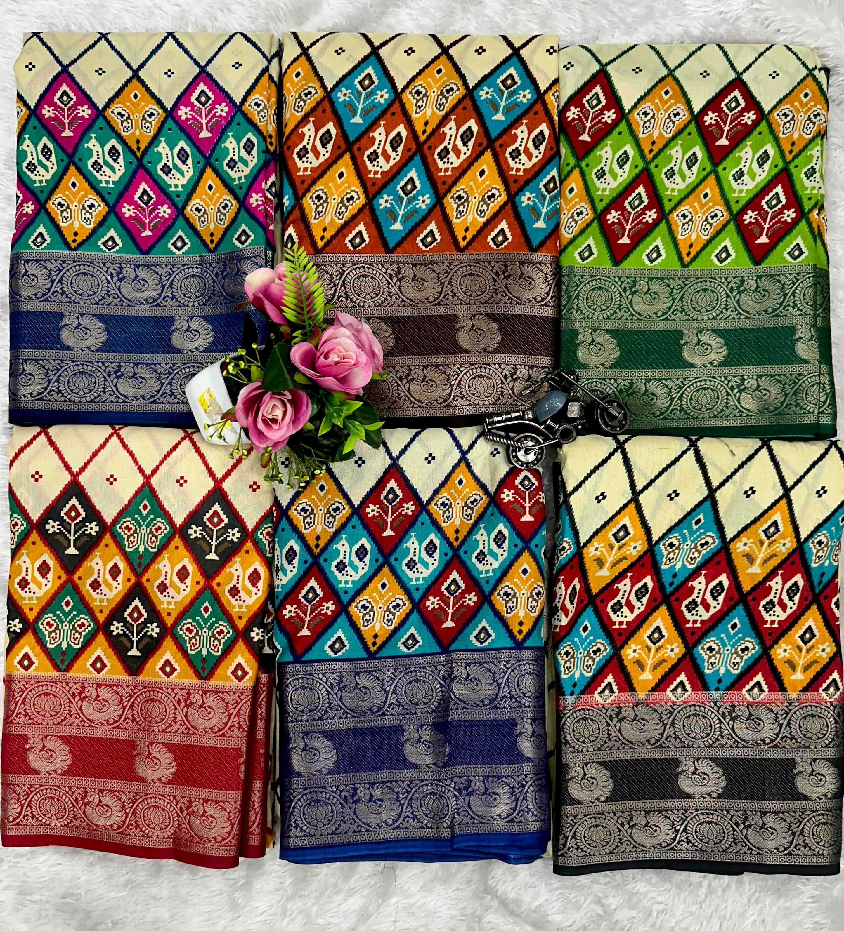 SOFT DOLA SILK WITH RICH PALLU SAREE AT WHOLESALE PRICE