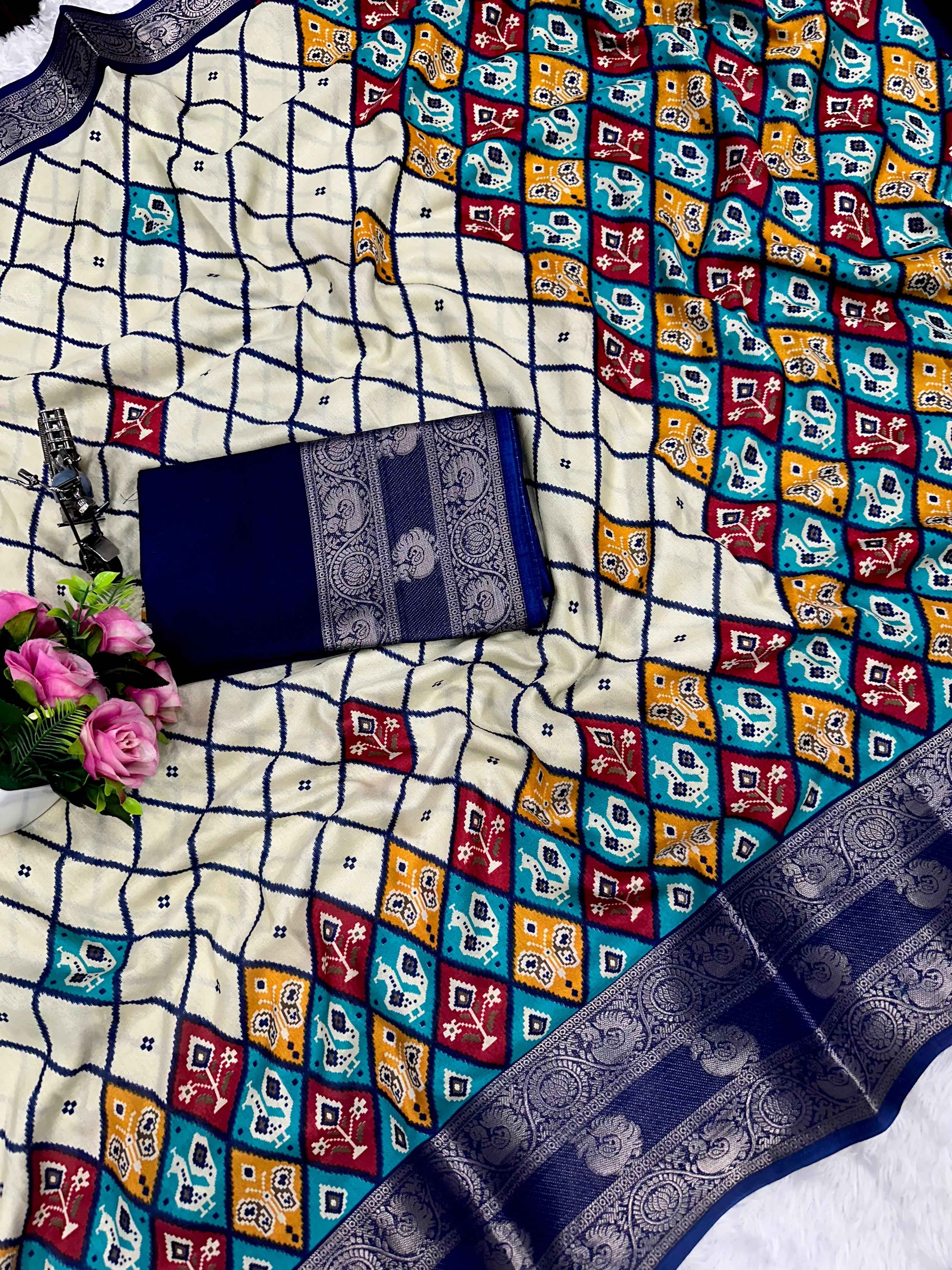 SOFT DOLA SILK WITH RICH PALLU SAREE AT WHOLESALE PRICE