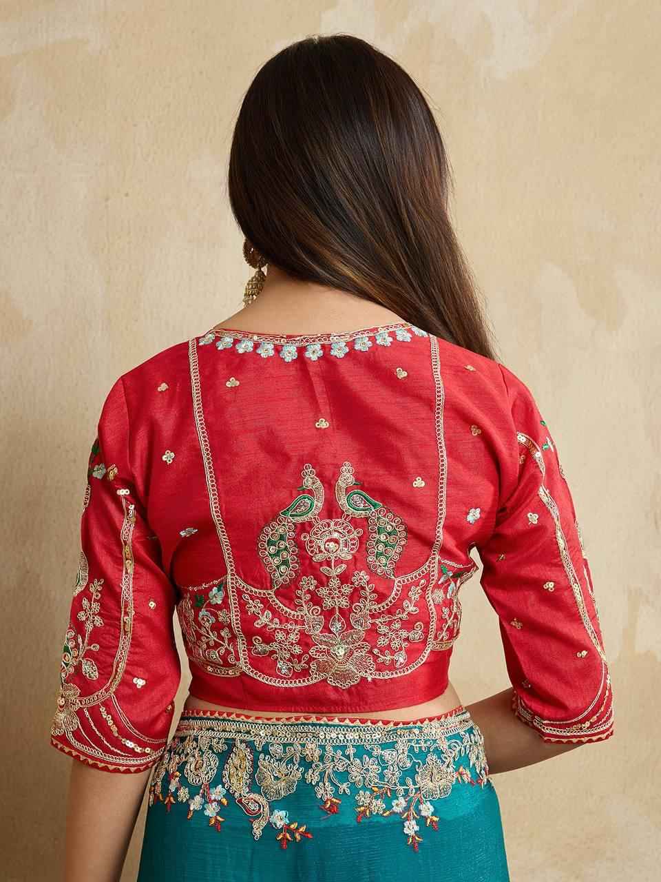 SOFT FENDY CHIFFON SILK EMBROIDERY WITH PIPING BORDER SAREE AT WHOLESALE PRICE