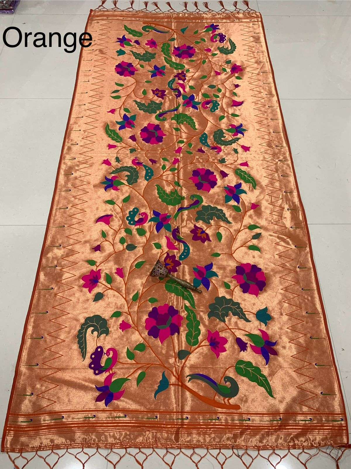 SOFT JARI AND SILK PAITHANI DESIGN DUPATTA AT WHOLESALE PRICE