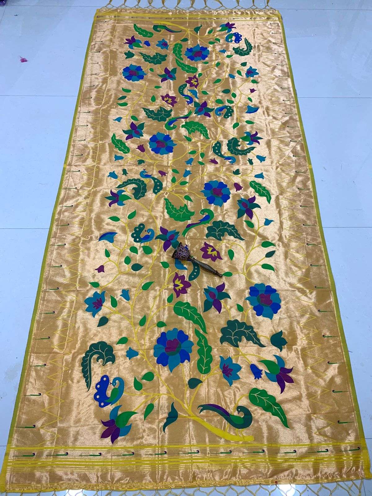 SOFT JARI AND SILK PAITHANI DESIGN DUPATTA AT WHOLESALE PRICE