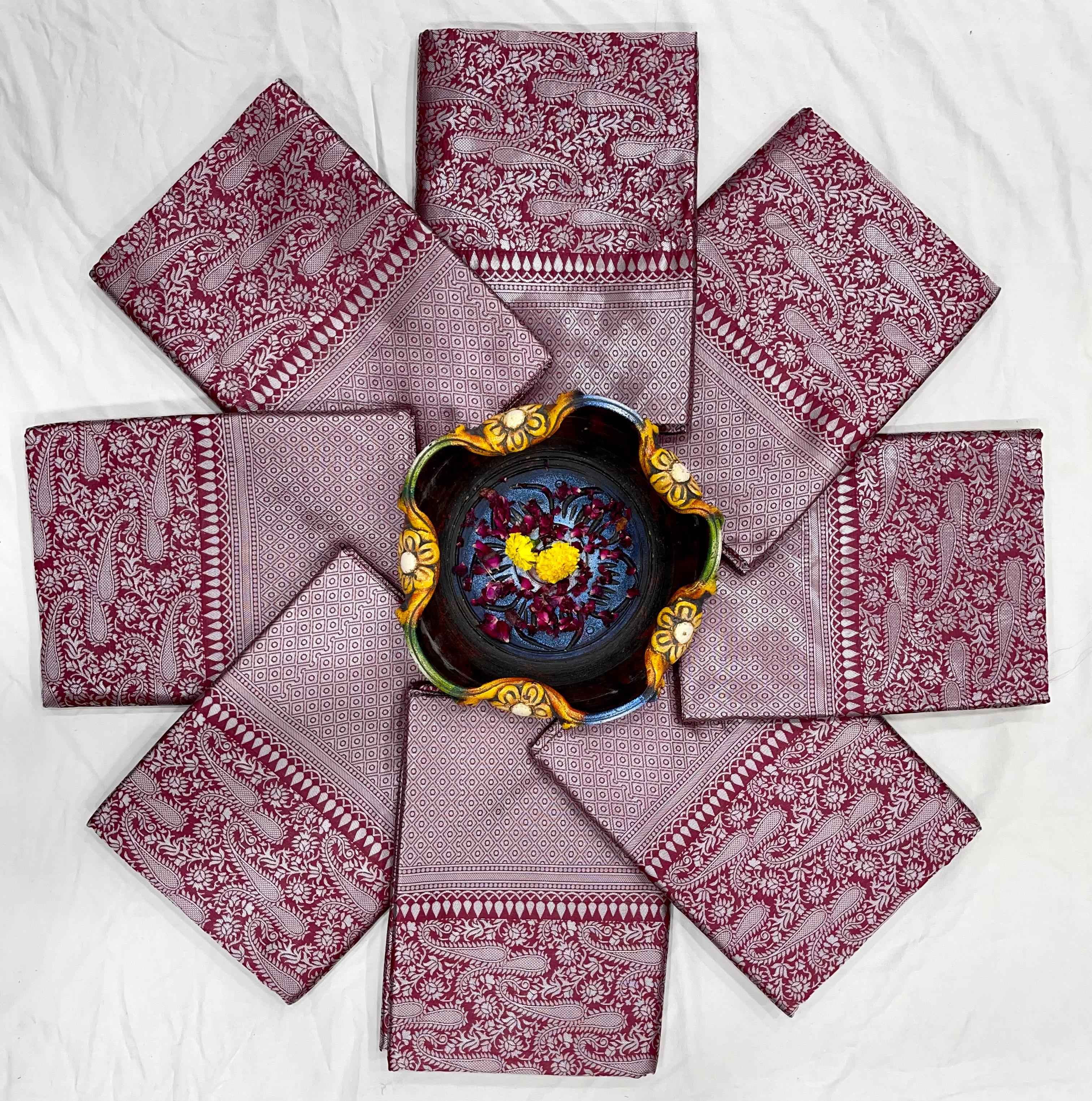SOFT SILK RICH PALLU AND JACQUARD WORK SAREE CODE 125 AT WHOLESALE PRICE