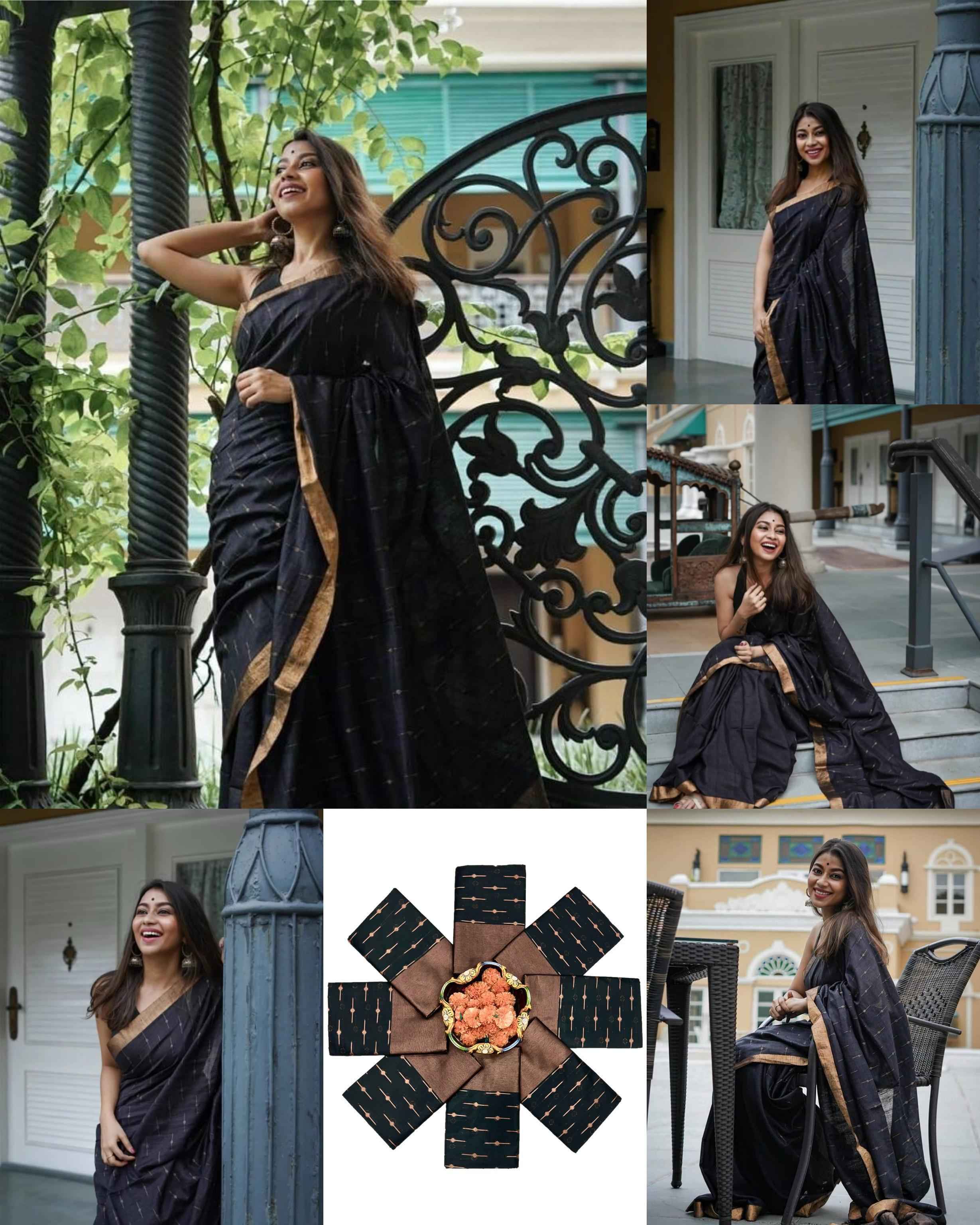 SOFT LILAN SLAB RICH PALLU & JACQUARD WORK SAREE AT WHOLESALE PRICE