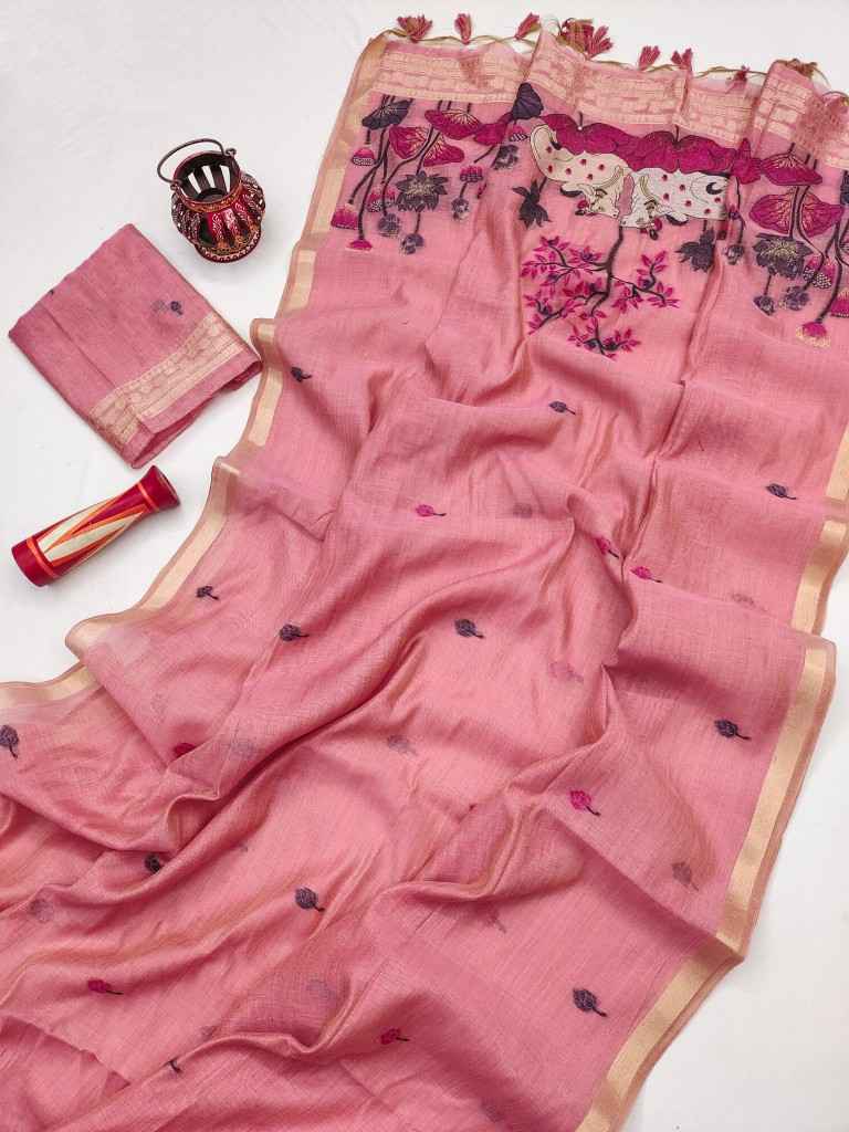 SOFT MUGA COTTON RESHAM WEAVING PICHWAI PALLU SAREE WHOLESALE PRICE