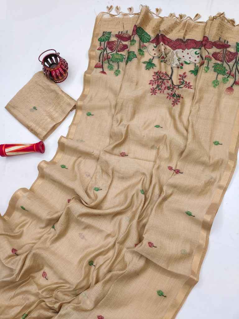 SOFT MUGA COTTON RESHAM WEAVING PICHWAI PALLU SAREE WHOLESALE PRICE