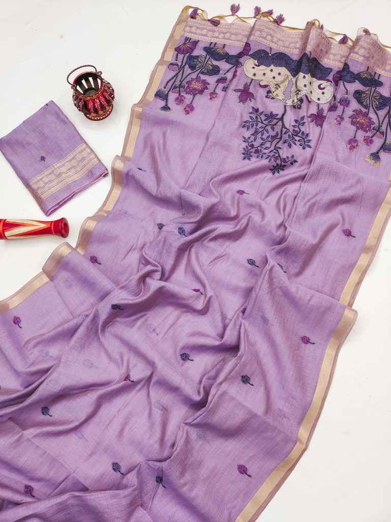 SOFT MUGA COTTON RESHAM WEAVING PICHWAI PALLU SAREE WHOLESALE PRICE