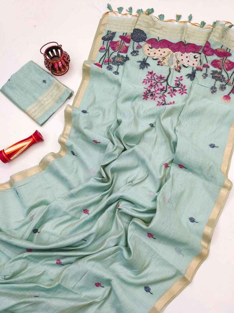 SOFT MUGA COTTON RESHAM WEAVING PICHWAI PALLU SAREE WHOLESALE PRICE