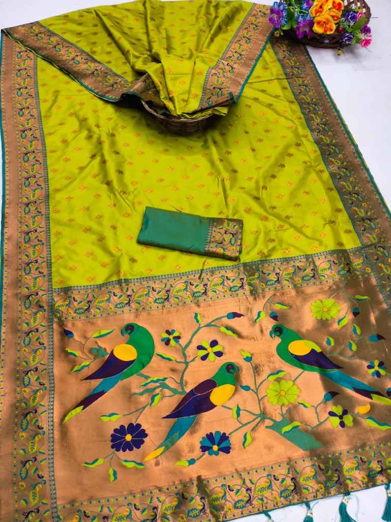SOFT PETHANI ZARI WEAWING SILK SAREE AT WHOLESALE PRICE