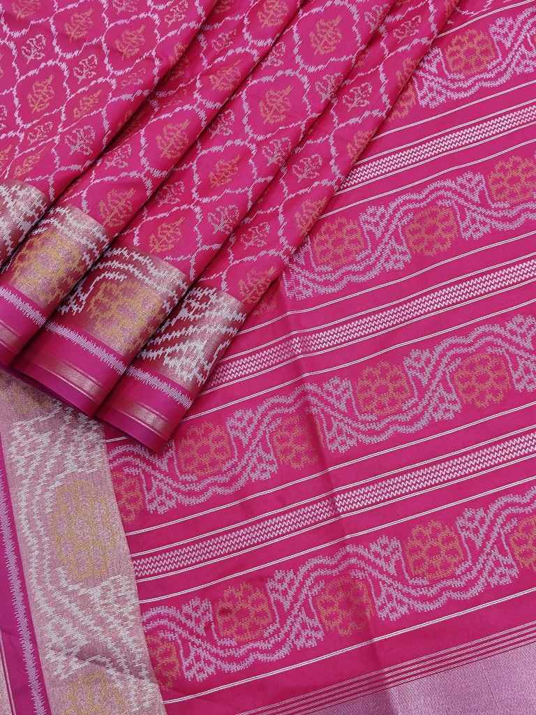 SOFT PURE ROJKOTI SILK WEAVING PATTERN SAREE AT WHOLESALE PRICE