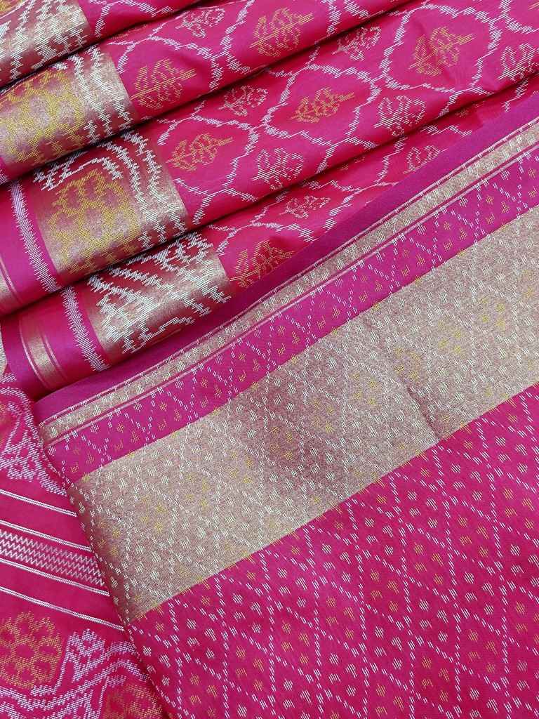 SOFT PURE ROJKOTI SILK WEAVING PATTERN SAREE AT WHOLESALE PRICE