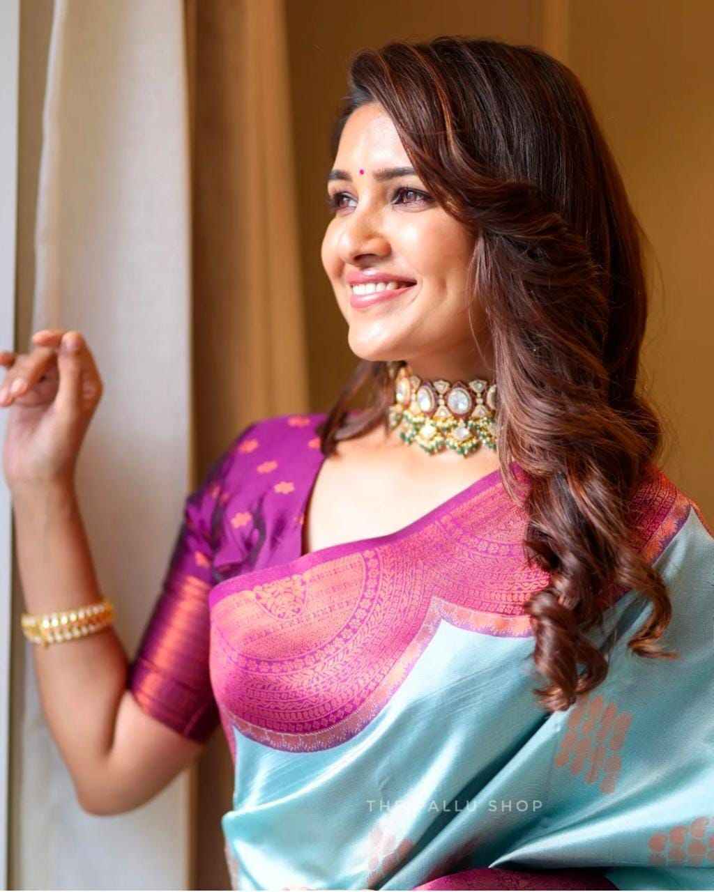 SOFT SILK JACQUARD WORK WITH RICH PALLU SAREE CODE 133 AT WHOLESALE PRICE