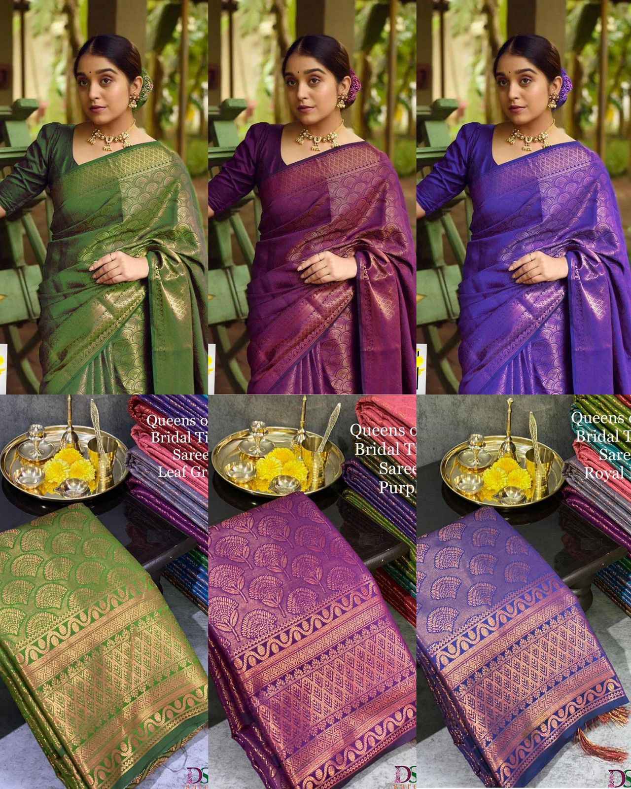 SOFT SILK JACQUARD WORK WITH RICH PALLU SAREE CODE 144 AT WHOLESALE PRICE