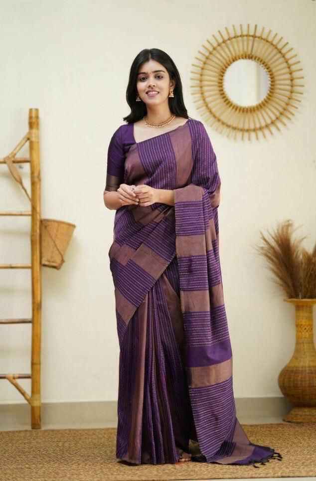 SOFT SILK JACQUARD WORK WITH RICH PALLU SAREE CODE 152 AT WHOLESALE PRICE