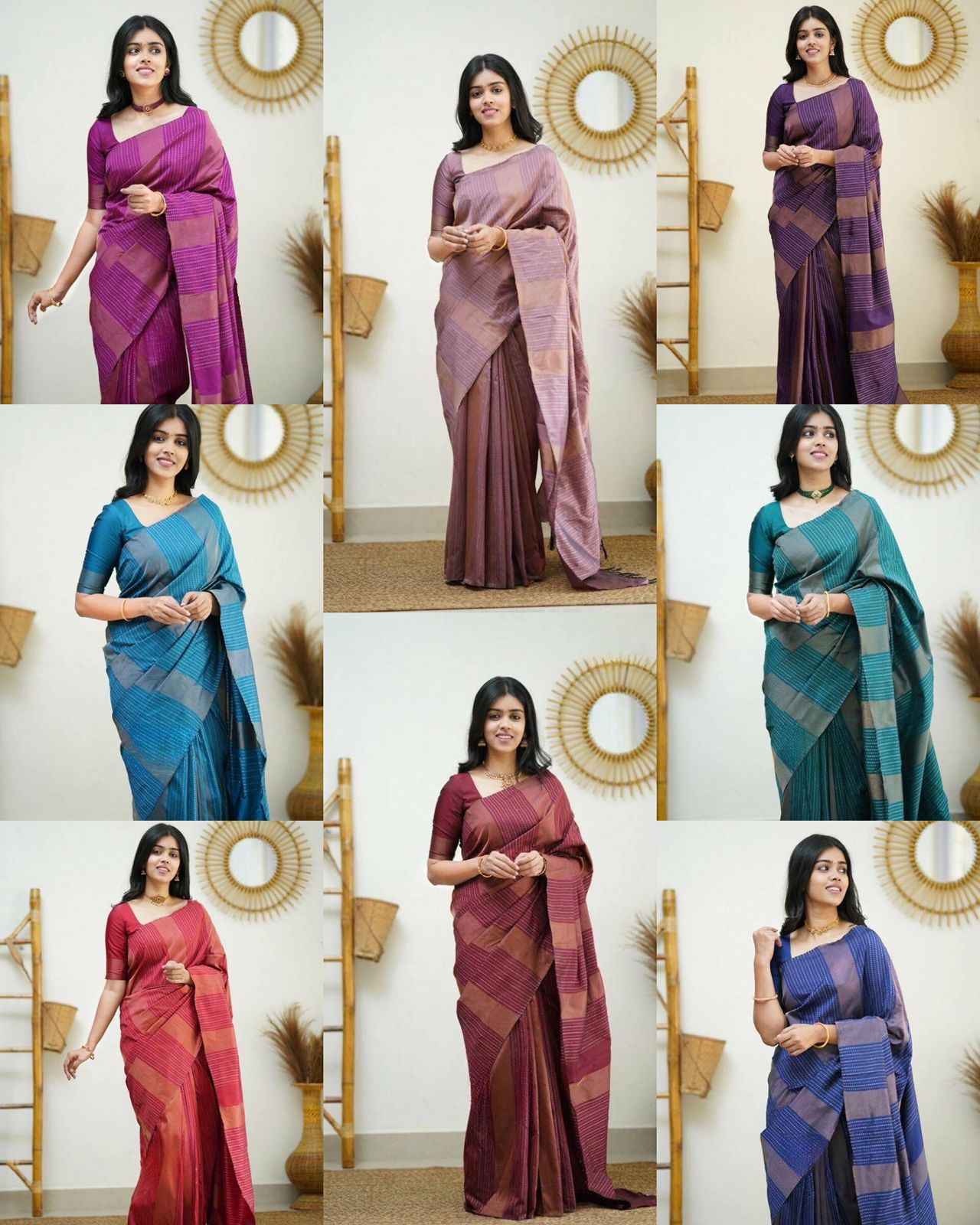 SOFT SILK JACQUARD WORK WITH RICH PALLU SAREE CODE 152 AT WHOLESALE PRICE