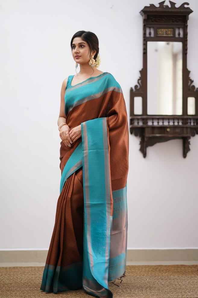 SOFT SILK JACQUARD WORK WITH RICH PALLU SAREE CODE 164 AT WHOLESALE PRICE