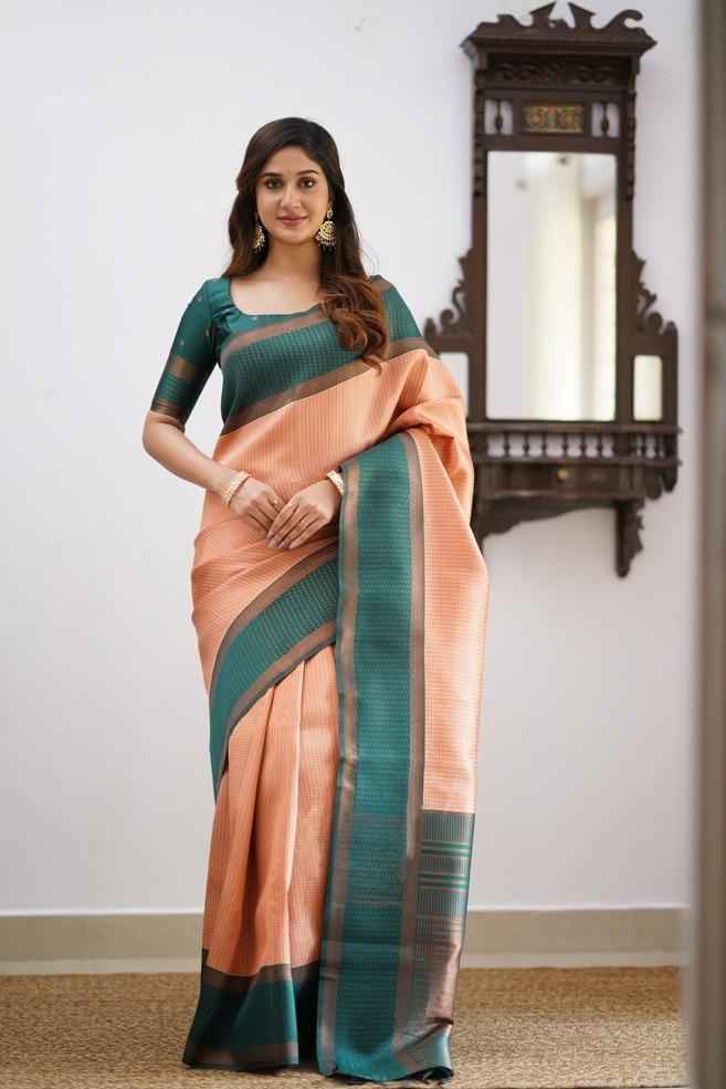 SOFT SILK JACQUARD WORK WITH RICH PALLU SAREE CODE 164 AT WHOLESALE PRICE