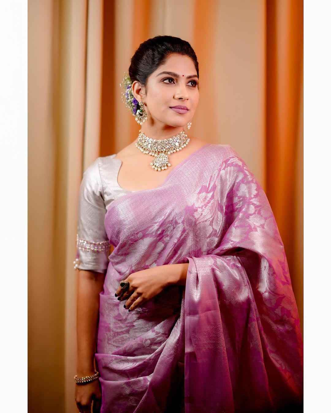 SOFT SILK JACQUARD WORK WITH RICH PALLU SAREE CODE 5087 AT WHOLESALE PRICE