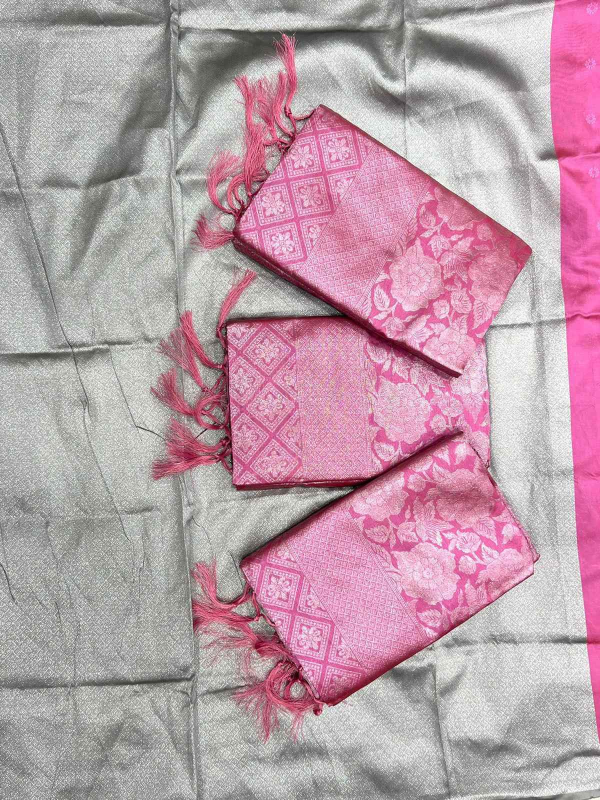 SOFT SILK JACQUARD WORK WITH RICH PALLU SAREE CODE 5087 AT WHOLESALE PRICE