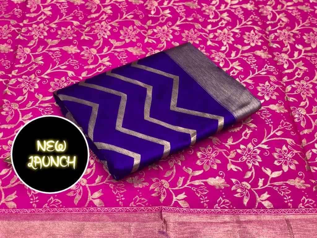 SOFT SILK JACQUARD WORK WITH RICH PALLU SAREE1 AT WHOLESALE PRICE