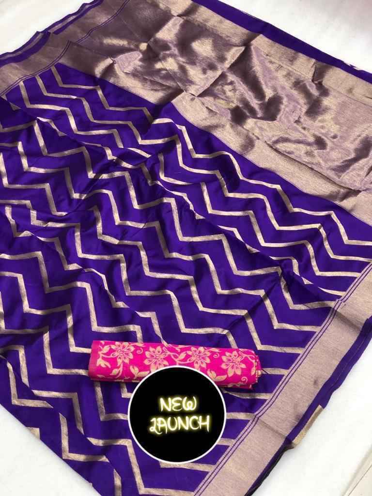 SOFT SILK JACQUARD WORK WITH RICH PALLU SAREE1 AT WHOLESALE PRICE