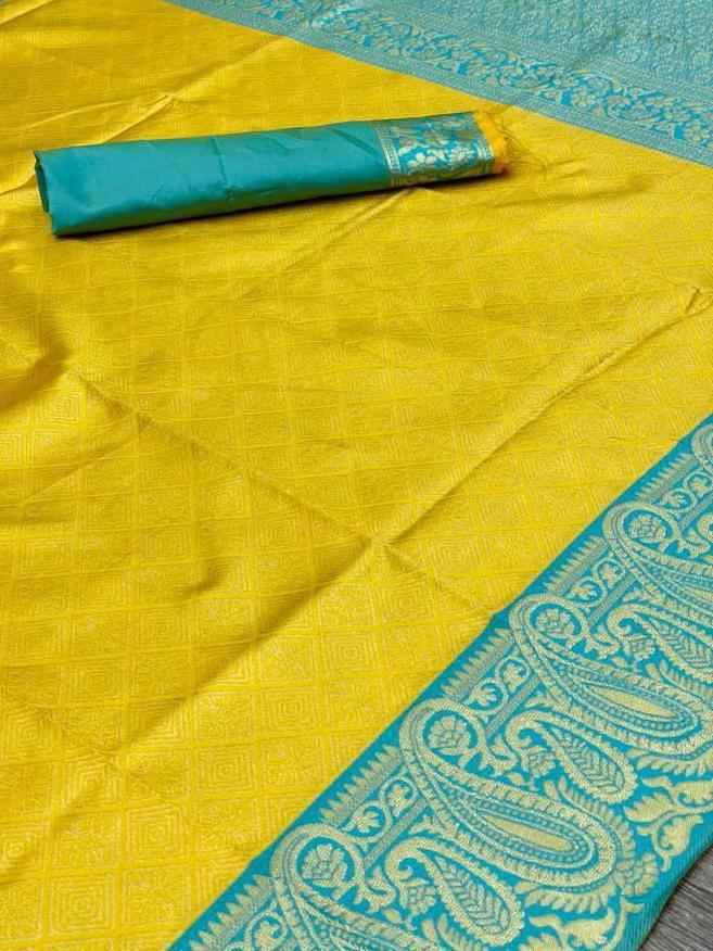 SOFT SILK RICH PALLU AND JACQUARD WORK SAREE CODE 3084 AT WHOLESALE PRICE