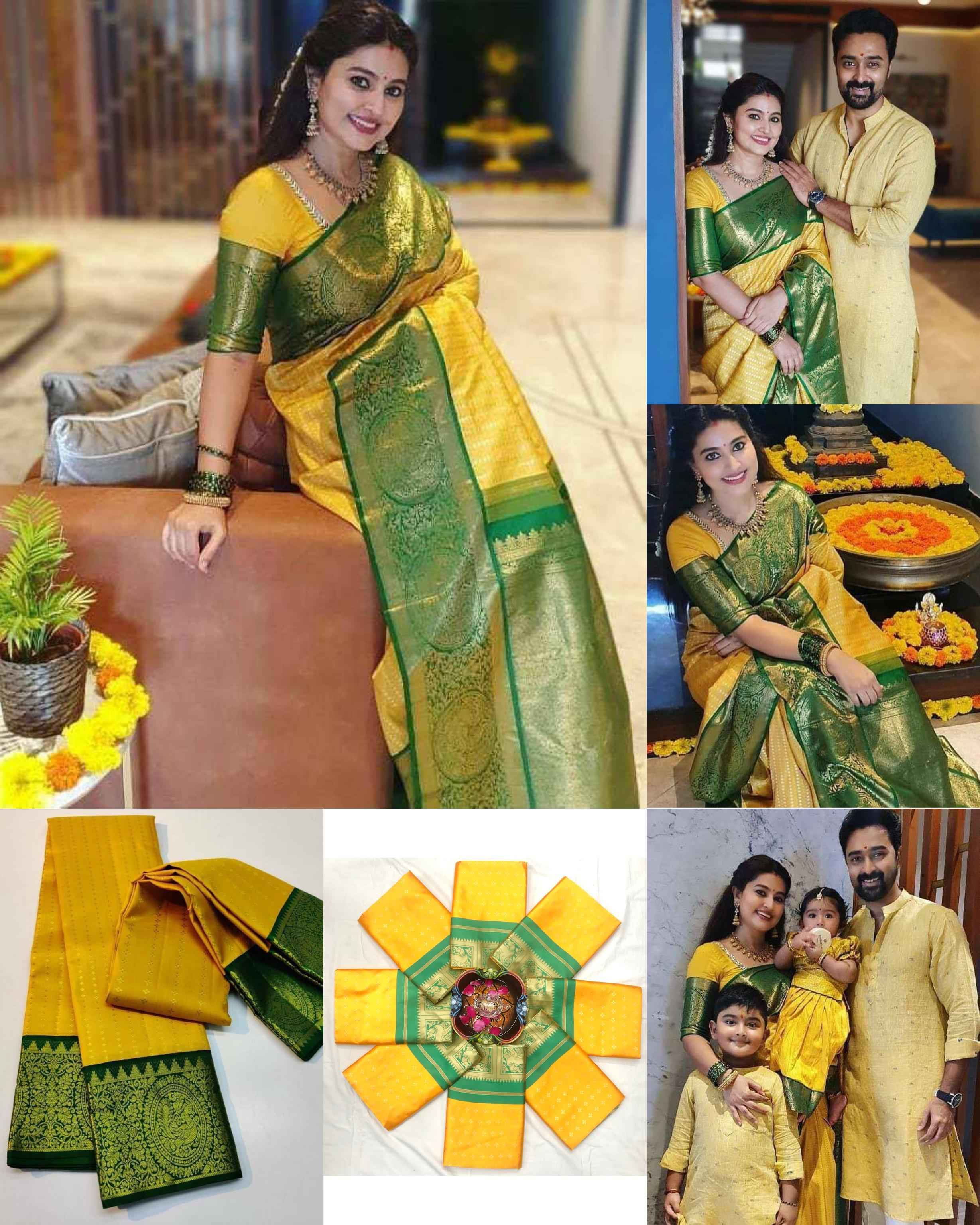 SOFT SILK RICH PALLU AND JACQUARD WORK SAREE2 AT WHOLESALE PRICE
