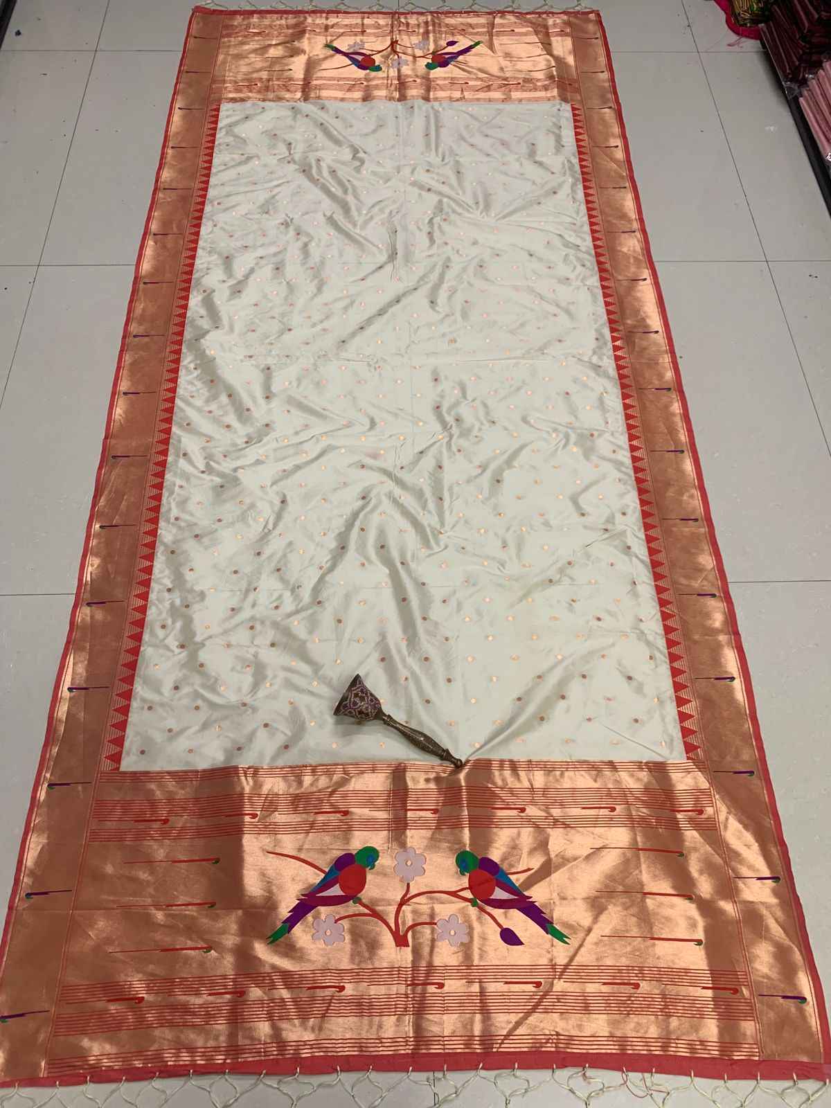 SOFT ZARI AND SILK FLOWER DESIGN DUPATTA AT WHOLESALE PRICE