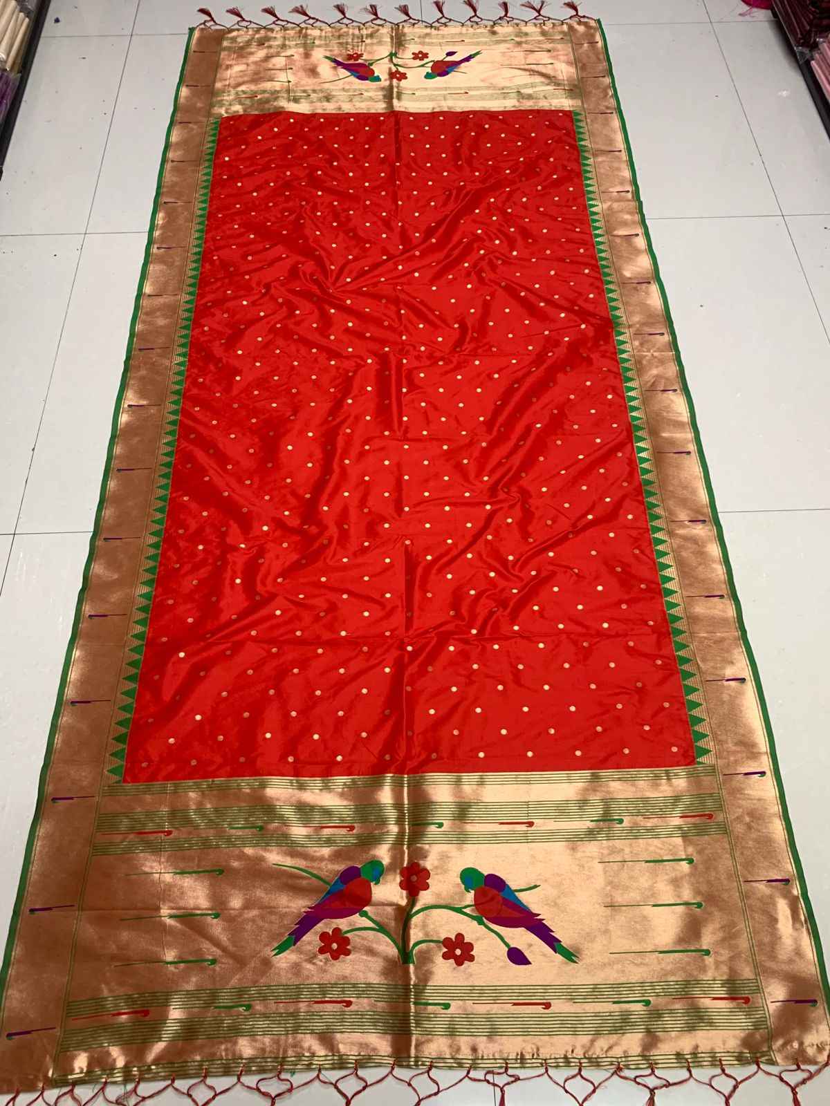 SOFT ZARI AND SILK FLOWER DESIGN DUPATTA AT WHOLESALE PRICE