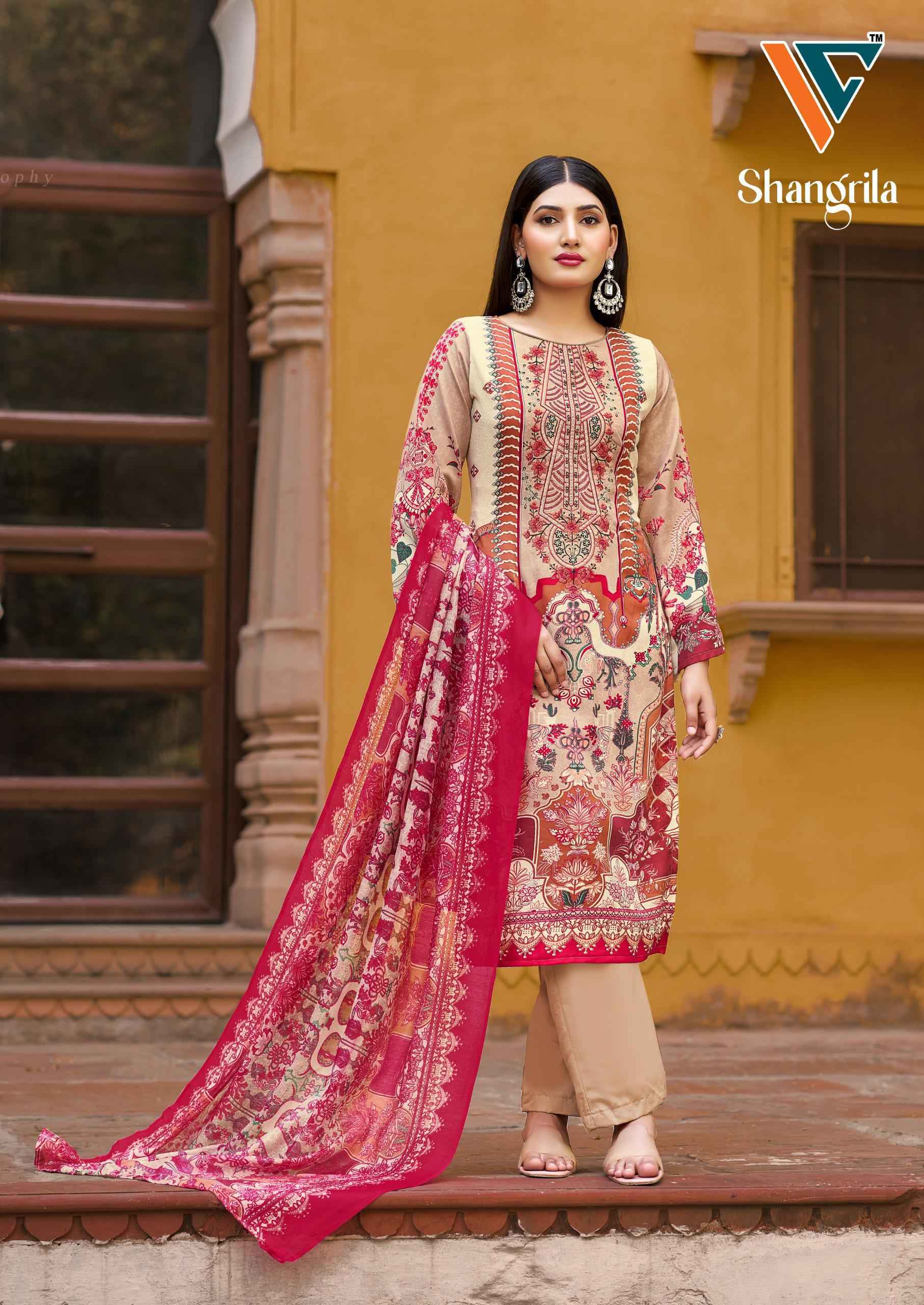 VANDANA‎ SHANGRILA‎ VOL 01 REYON‎ KARACHI PRINT‎‎‎‎‎ WITH‎ EMBROIDERY‎ DRESS MATERIAL AT WHOLESALE PRICE