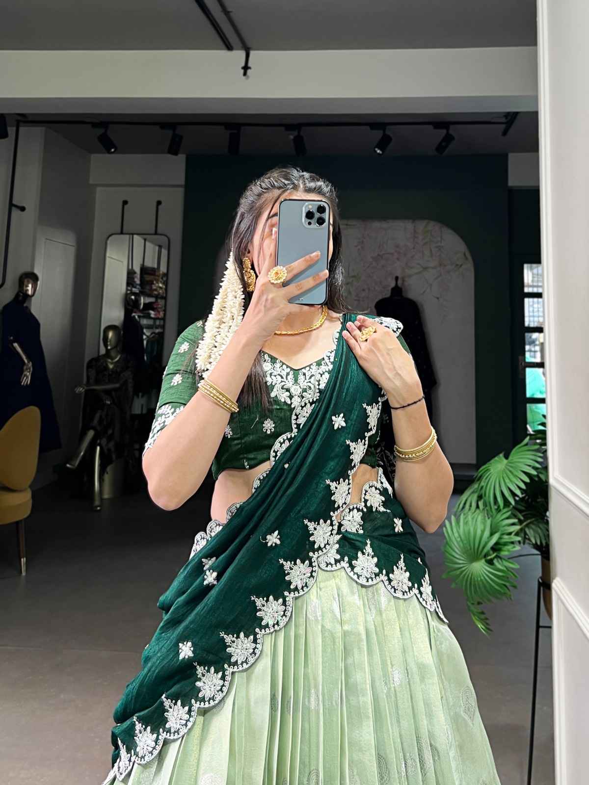 ZARI KOTA ZARI WEAVING WORK WITH SEQUINS AND THREAD EMBROIDERY LEHENGA CHOLI AT WHOLESALE PRICE