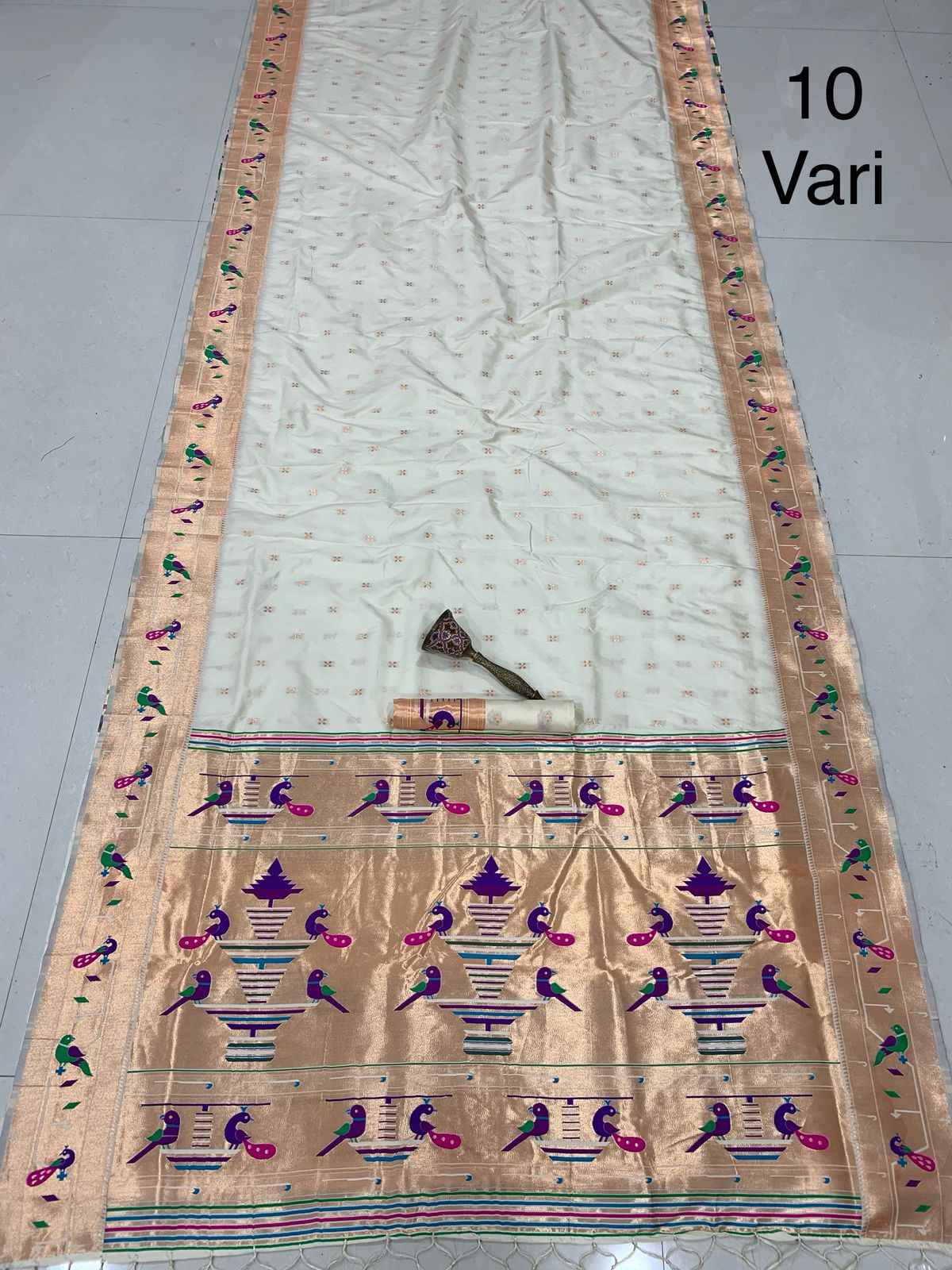 10 YARD PURE SOFT KANCHIVRAM PETHANI SILK SAREE AT WHOLESALE PRICE