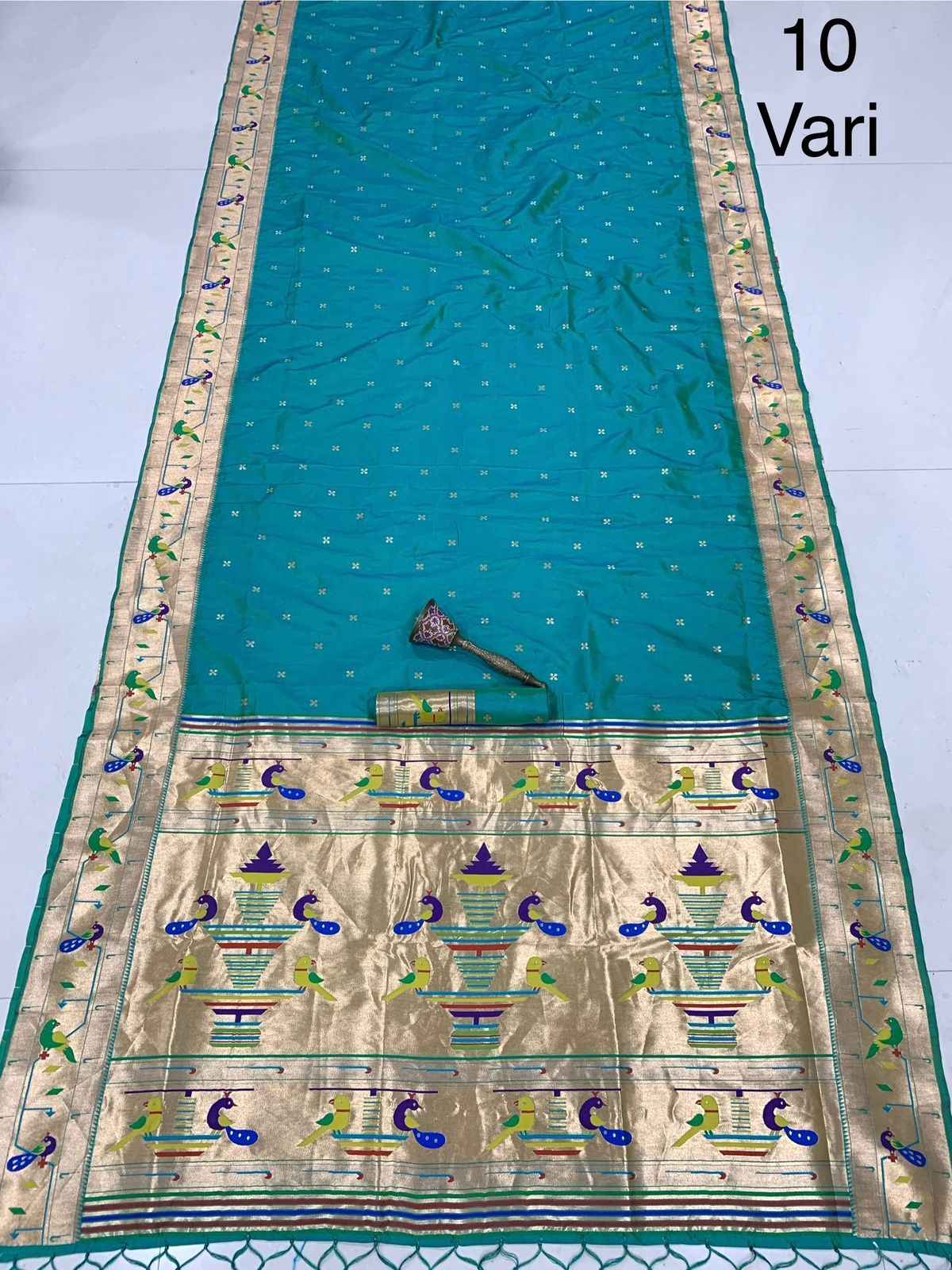 10 YARD PURE SOFT KANCHIVRAM PETHANI SILK SAREE AT WHOLESALE PRICE