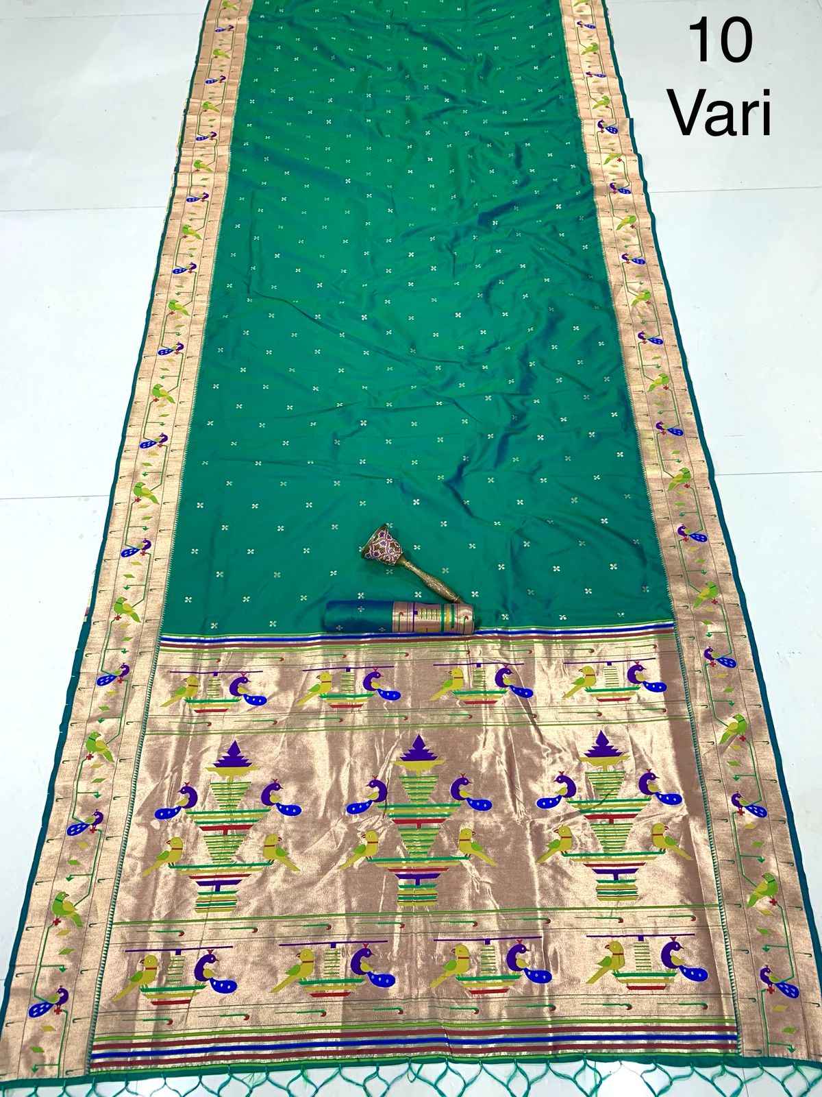 10 YARD PURE SOFT KANCHIVRAM PETHANI SILK SAREE AT WHOLESALE PRICE