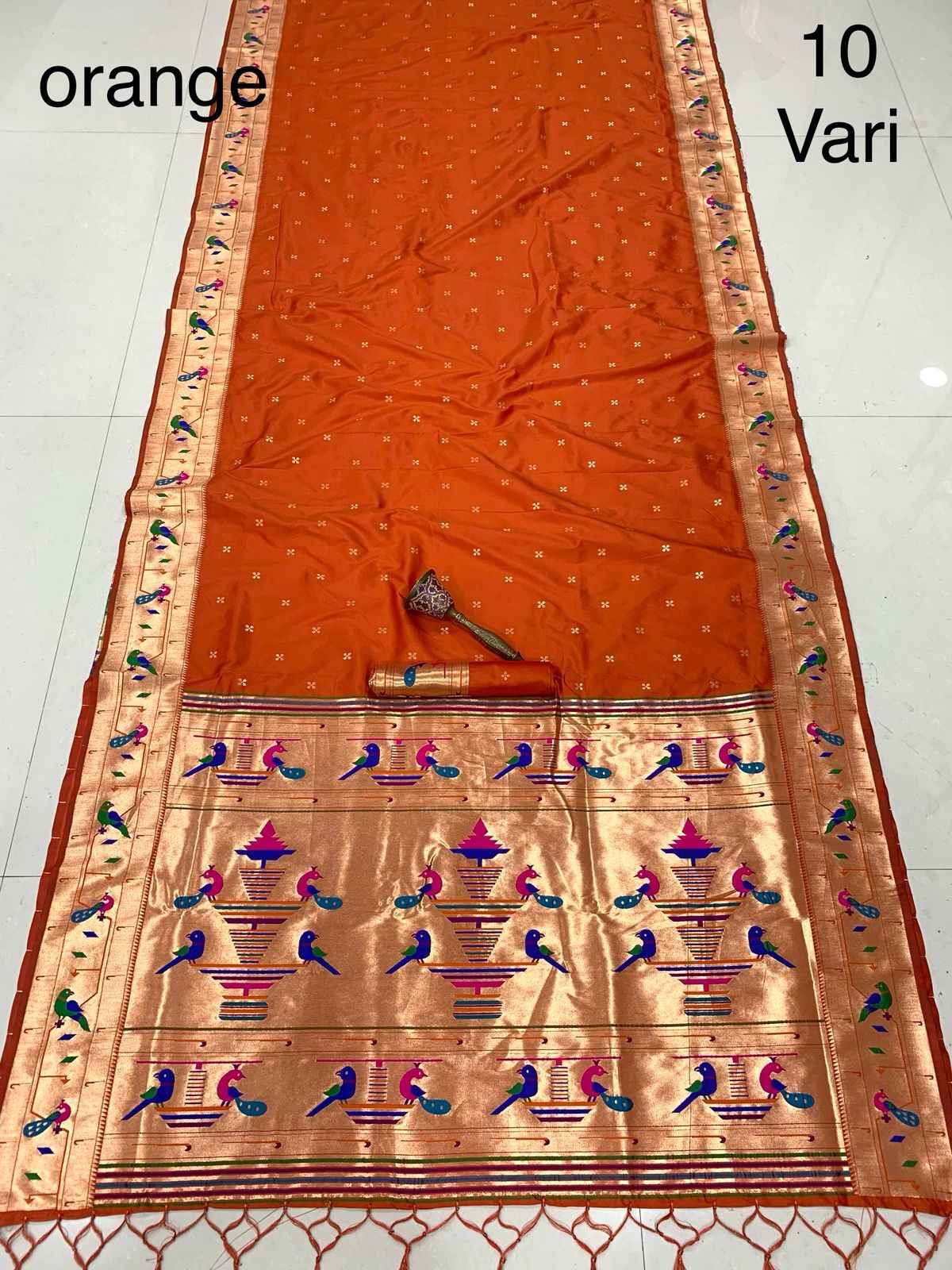 10 YARD PURE SOFT KANCHIVRAM PETHANI SILK SAREE AT WHOLESALE PRICE