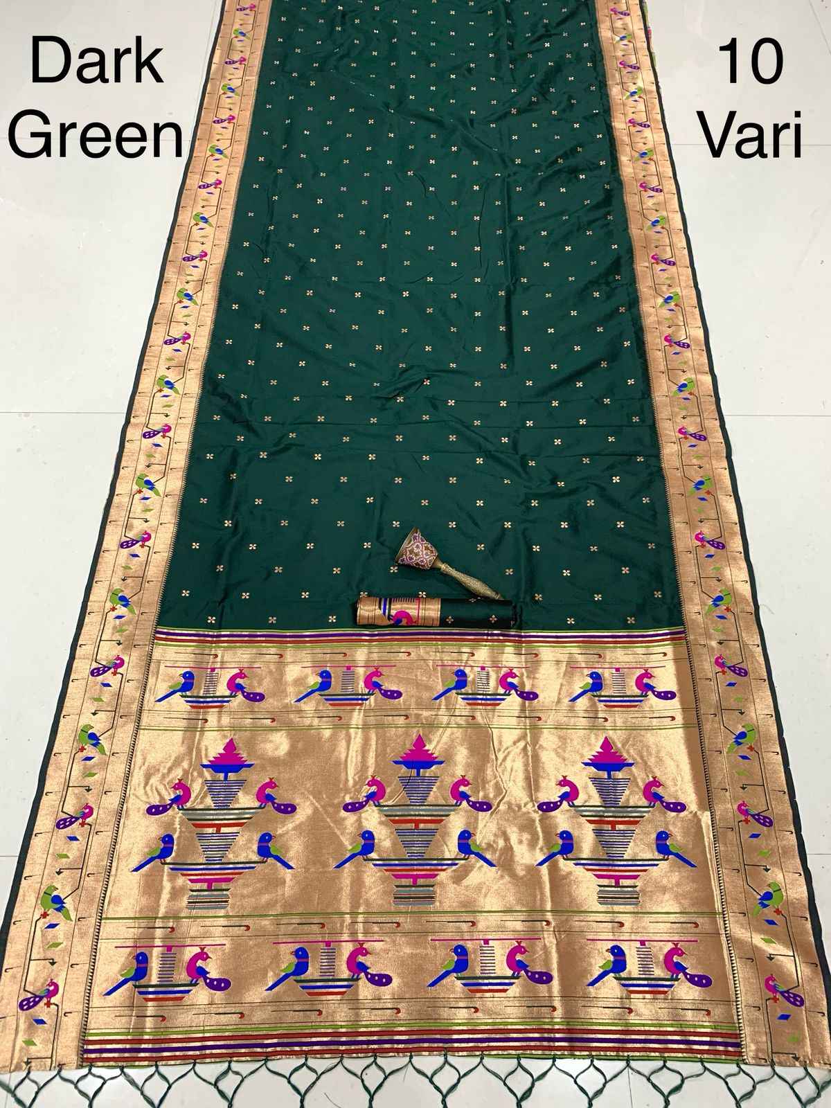 10 YARD PURE SOFT KANCHIVRAM PETHANI SILK SAREE AT WHOLESALE PRICE