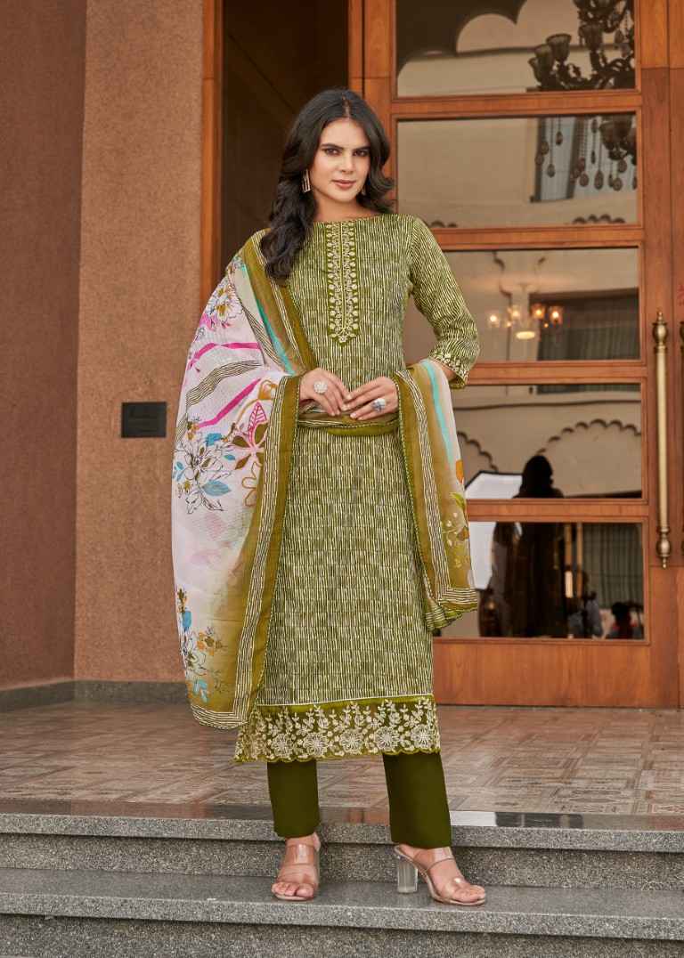 ALOK SUPER GIRL-2 PURE ZAM COTTON DESIGNER PRINTED DRESS MATERIAL AT WHOLESALE PRICE