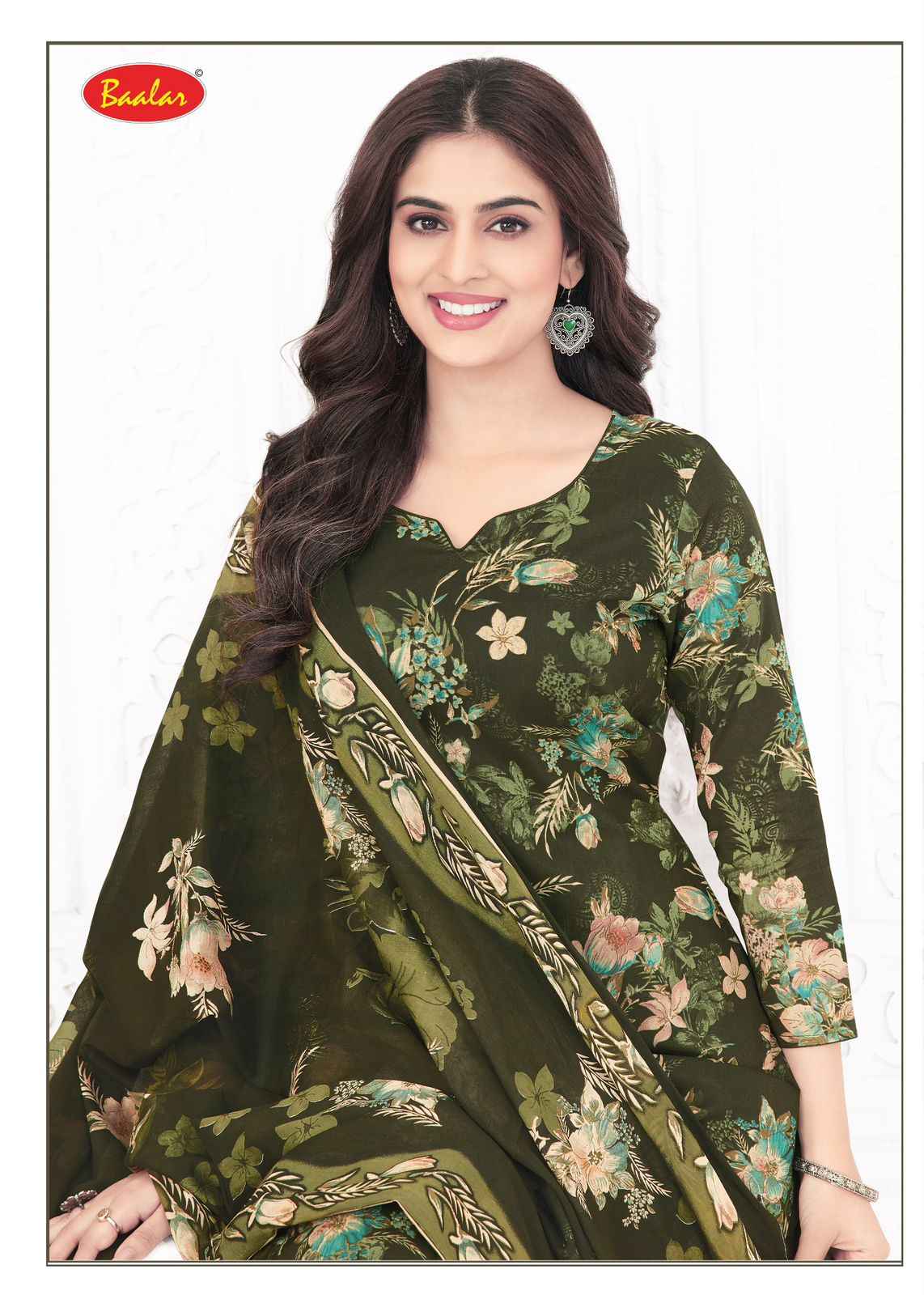 BAALAR PASHMINA VOL-04 HEAVY LAWN COTTON PRINTED DRESS MATERIAL AT WHOLESALE PRICE