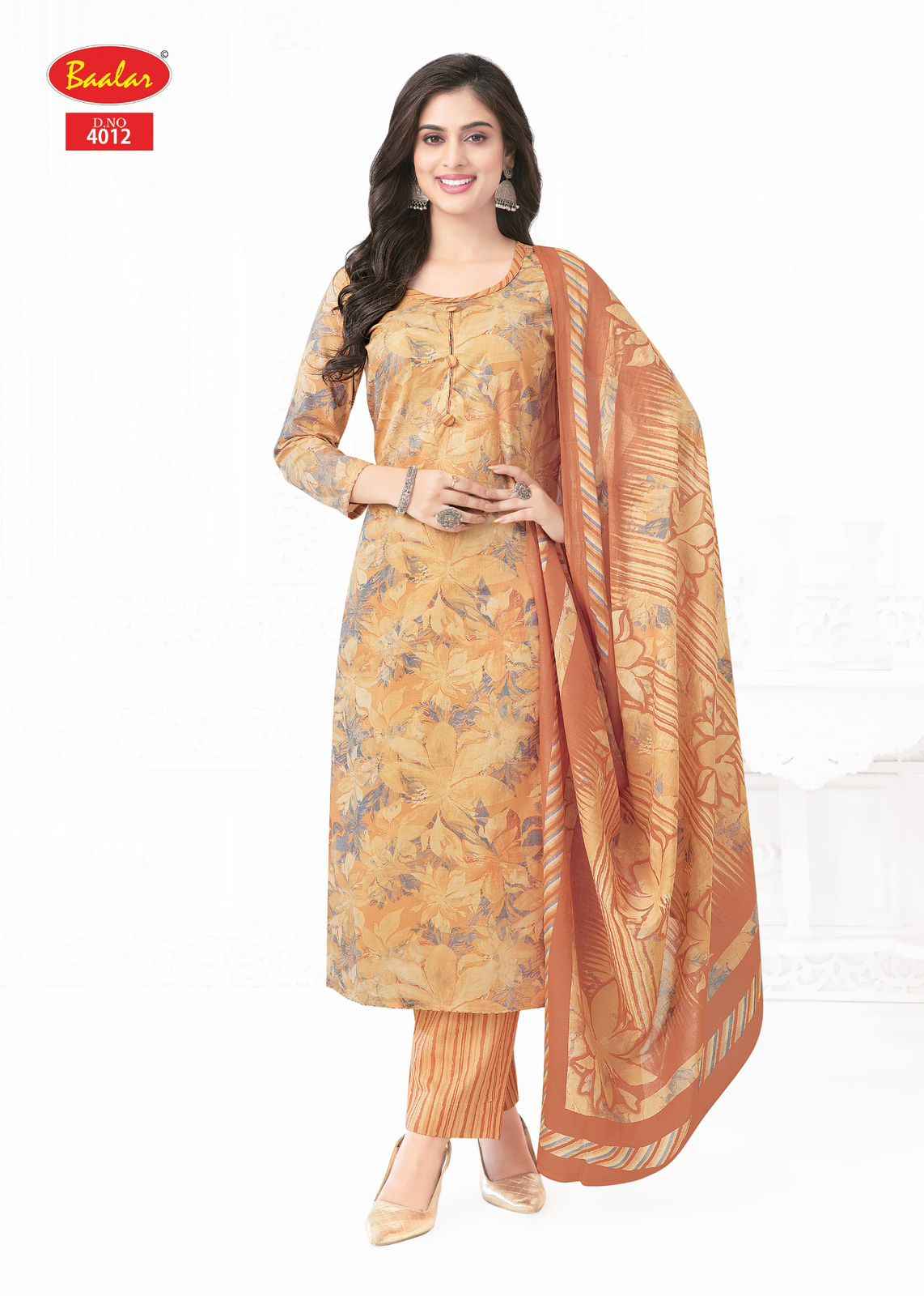BAALAR PASHMINA VOL-04 HEAVY LAWN COTTON PRINTED DRESS MATERIAL AT WHOLESALE PRICE