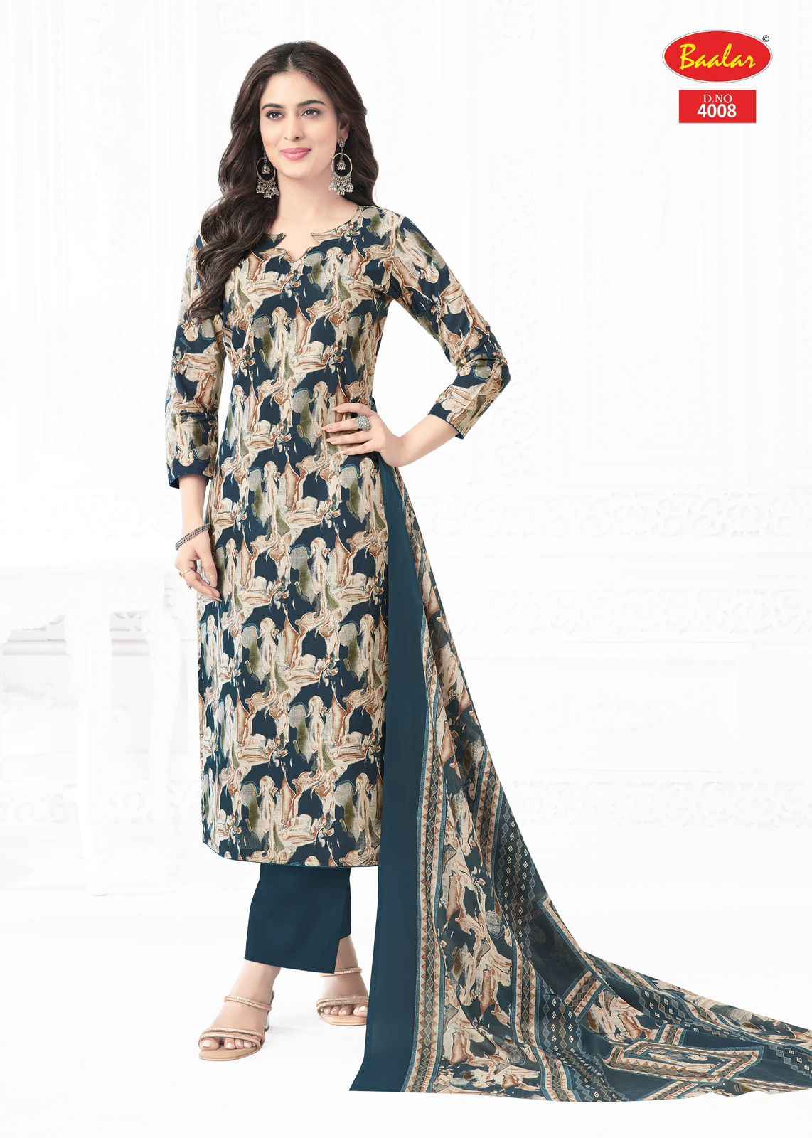 BAALAR PASHMINA VOL-04 HEAVY LAWN COTTON PRINTED DRESS MATERIAL AT WHOLESALE PRICE