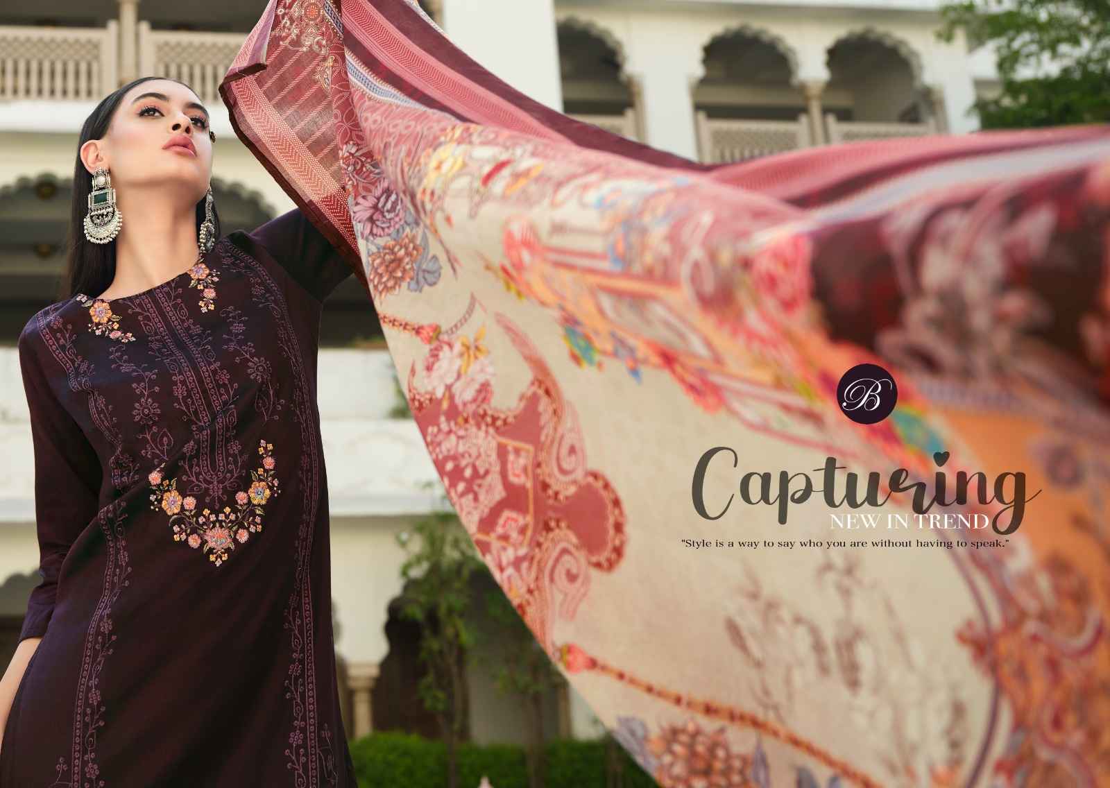 BELLIZA ZARQASH VOL 6 PURE HEAVY JAM COTTON DRESS MATERIAL AT WHOLESALE PRICE