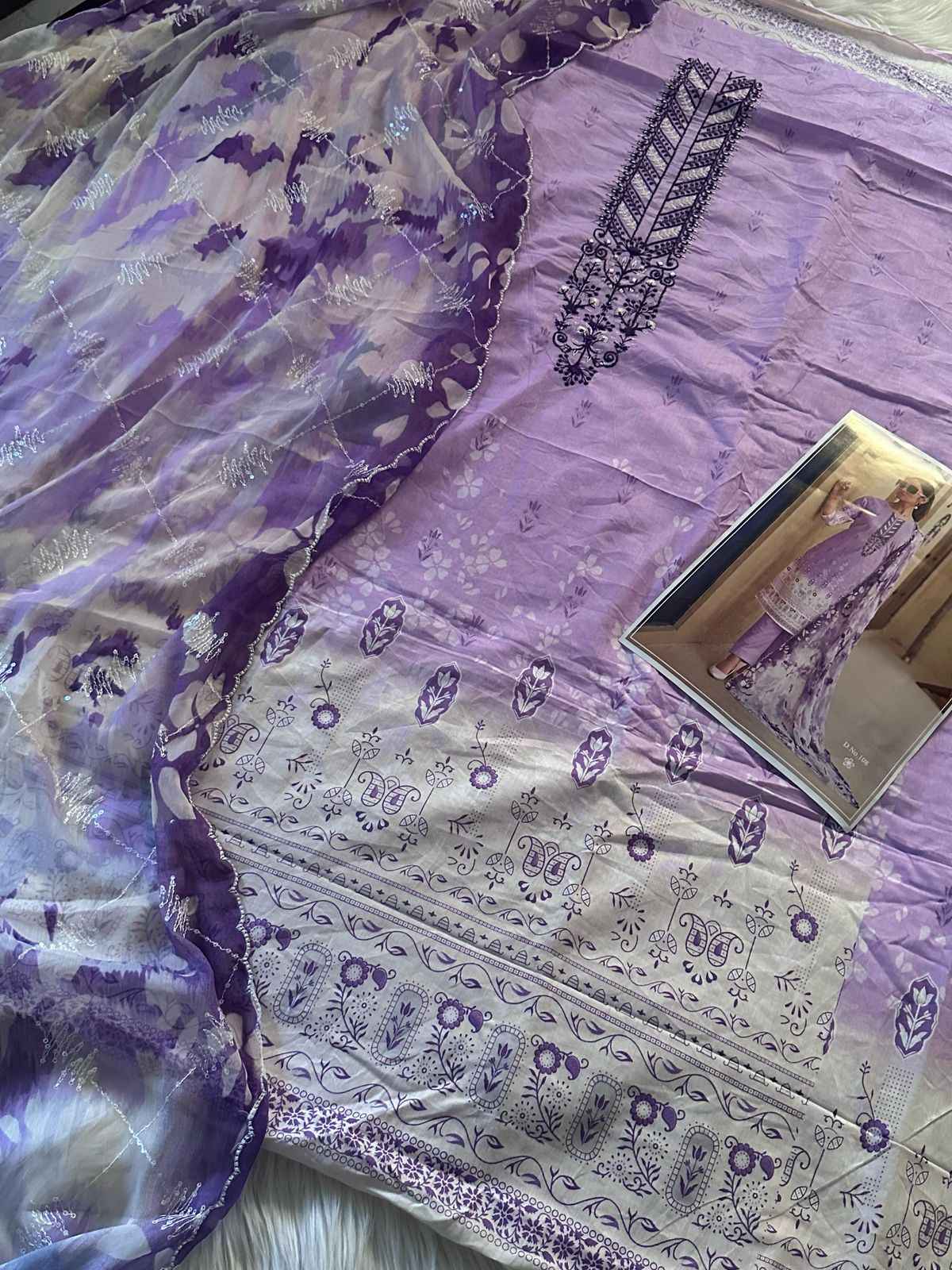 COSMOS ELAF LAWN VOL-1 LAWN COTTON WITH SELF EMBROIDERY DRESS MATERIAL AT WHOLESALE PRICE