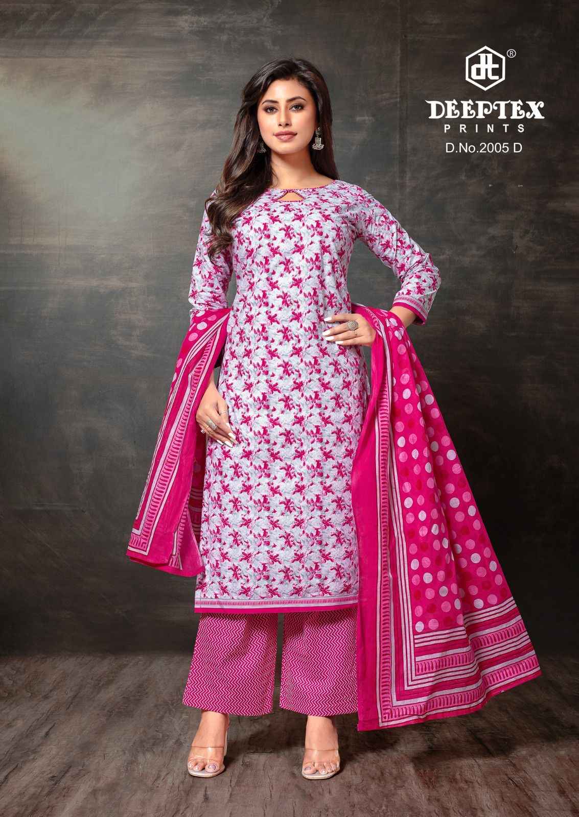 DEEPTEX SUPER GOLD VOL-02 PURE COTTON PRINTED DRESS MATERIAL AT WHOLESALE PRICE